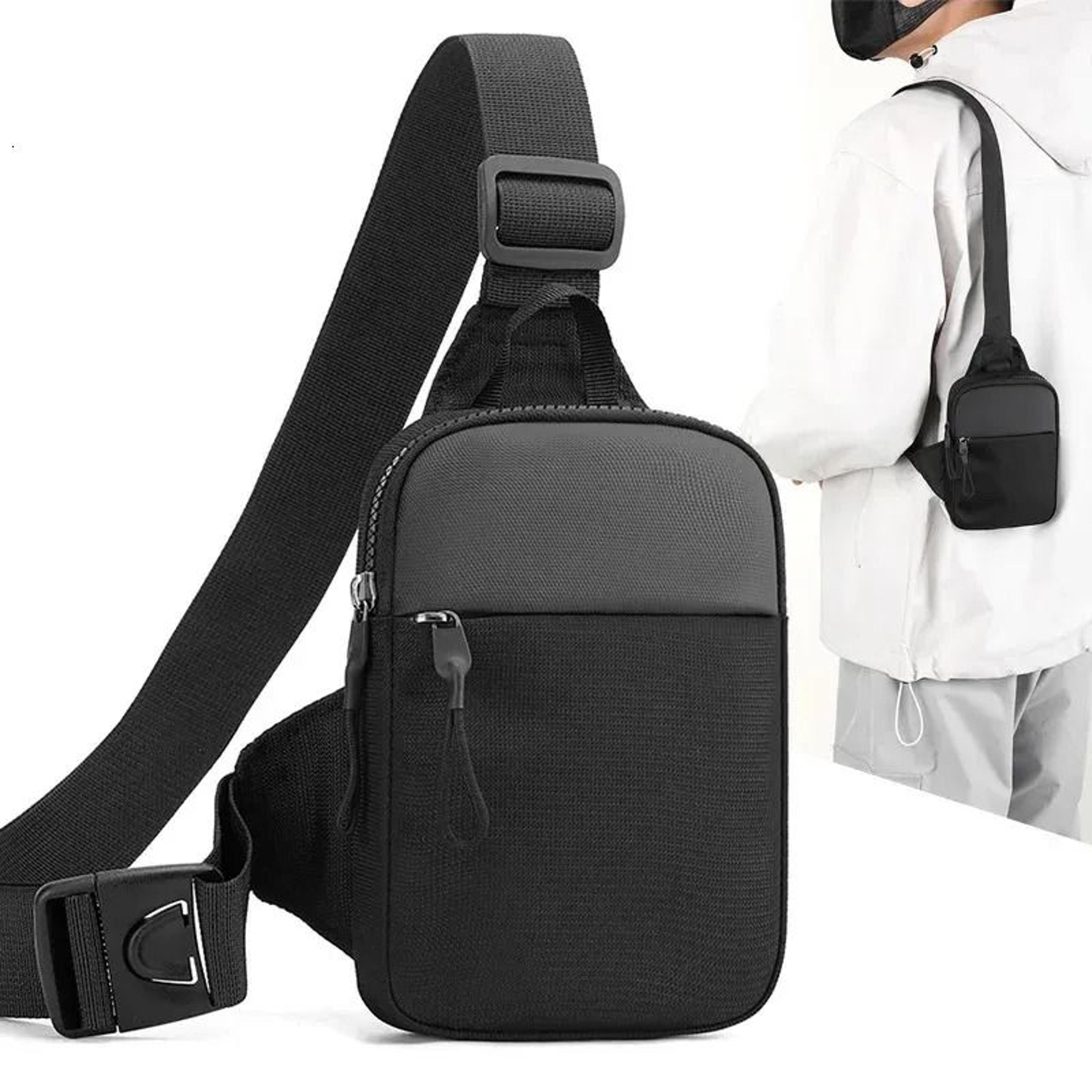 sling bag small crossbody chest pack for travel and gym