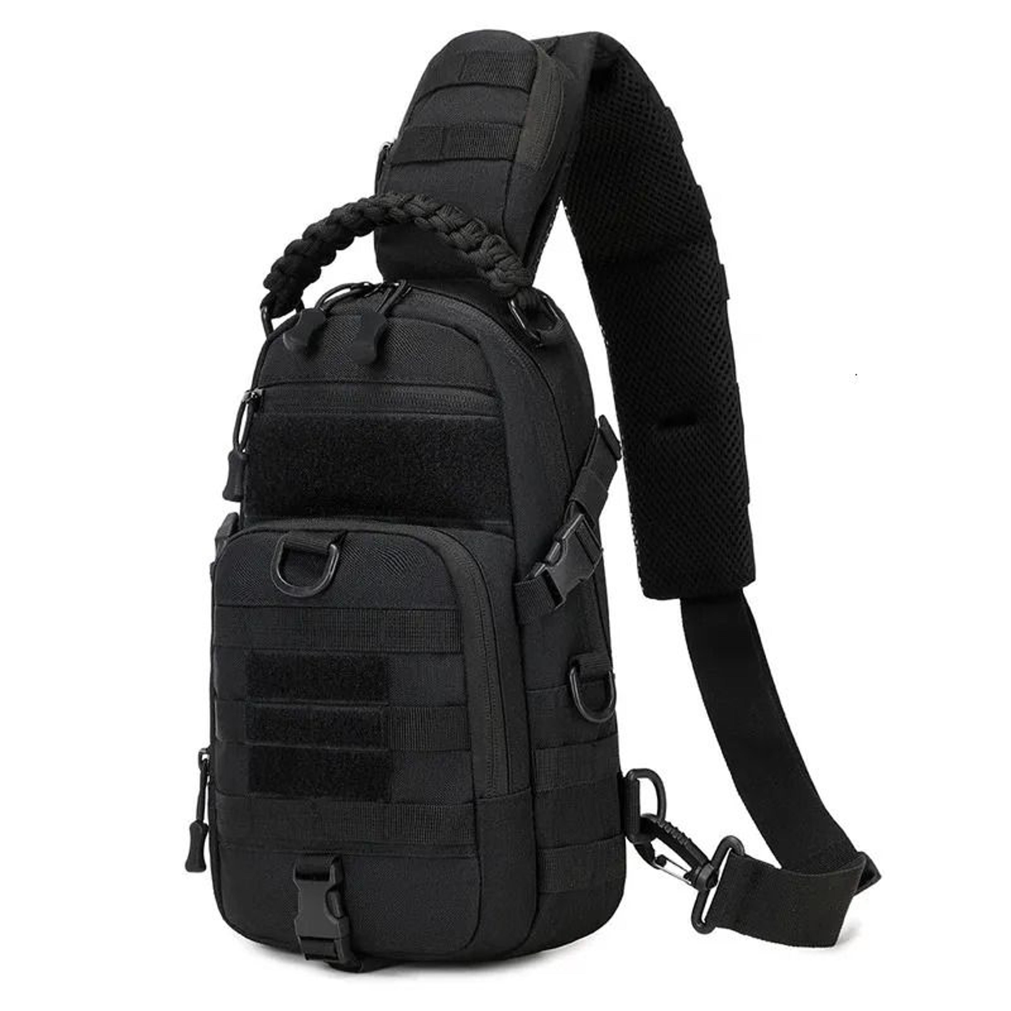 tactical chest bag molle sling bag for hiking camping cycling and fishing