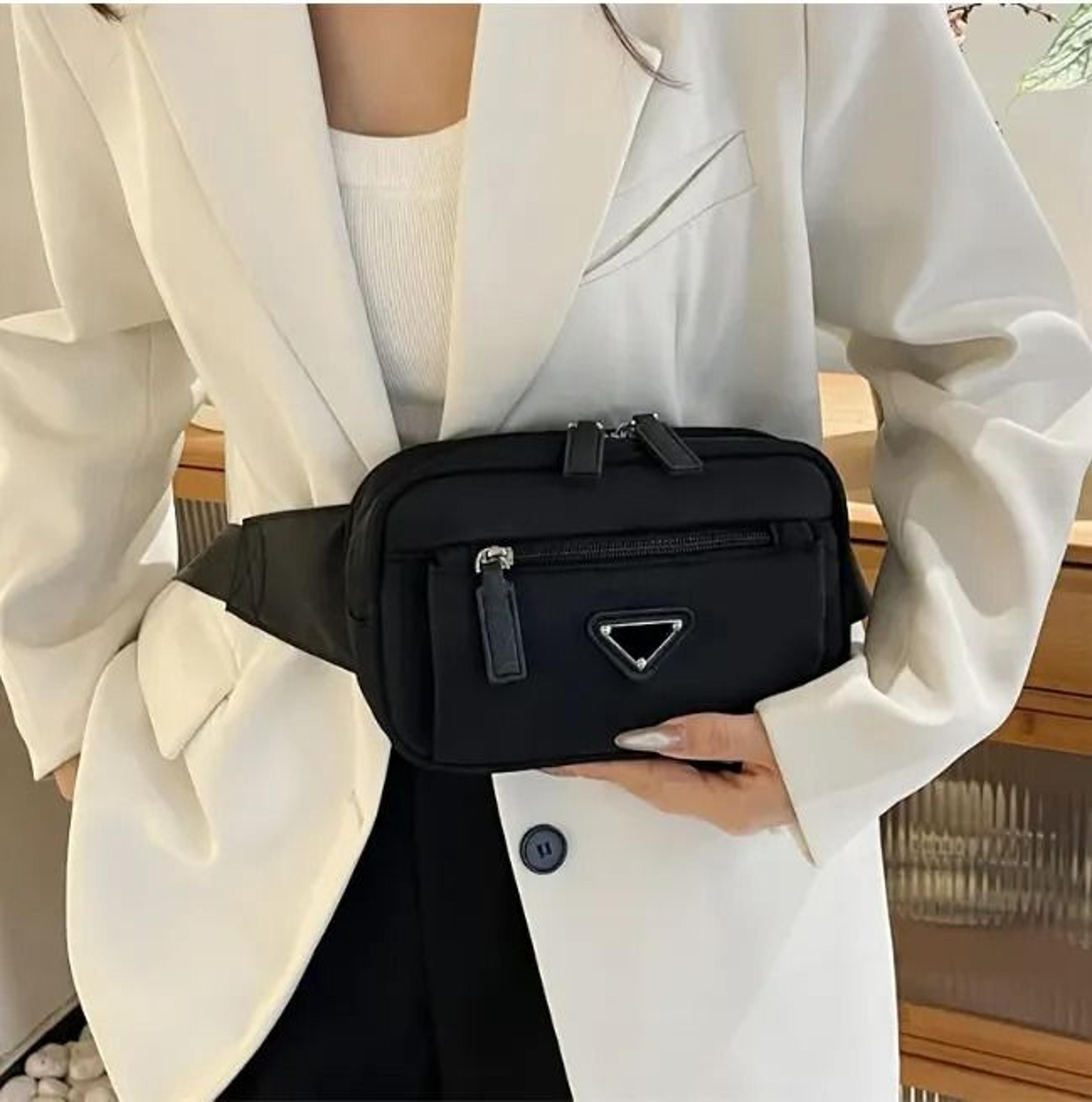 nylon belt bag unisex crossbody chest bag adjustable waist fanny pack