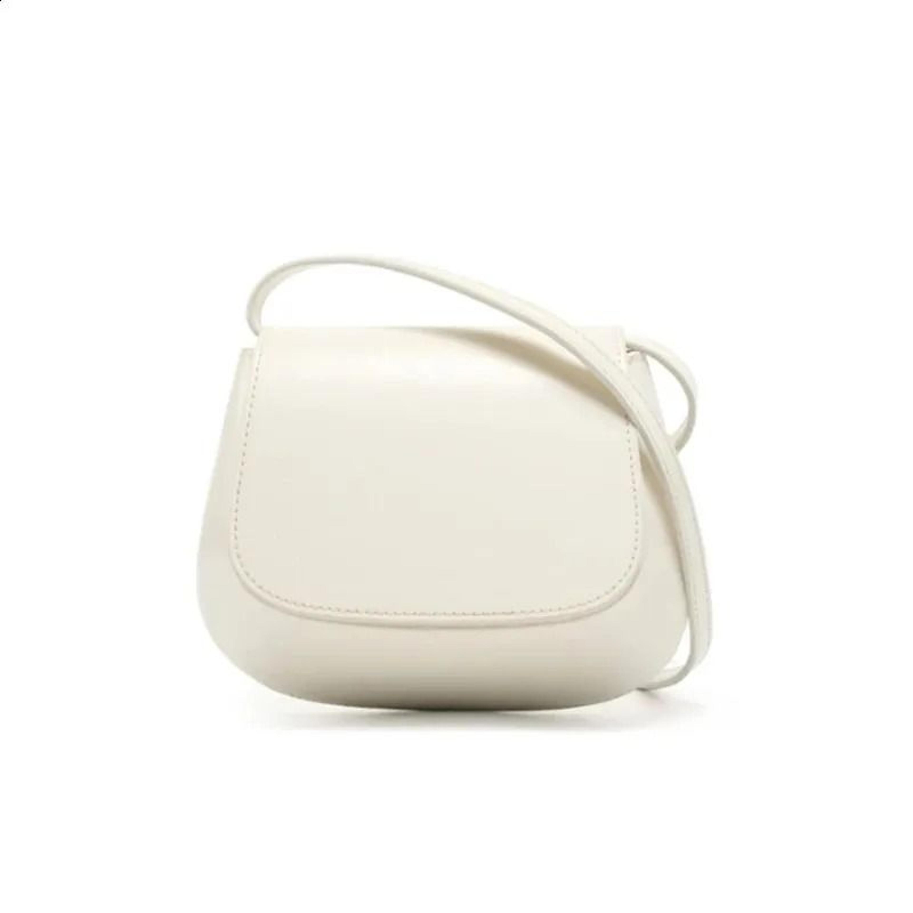 genuine leather saddle bag retro minimalist crossbody purse