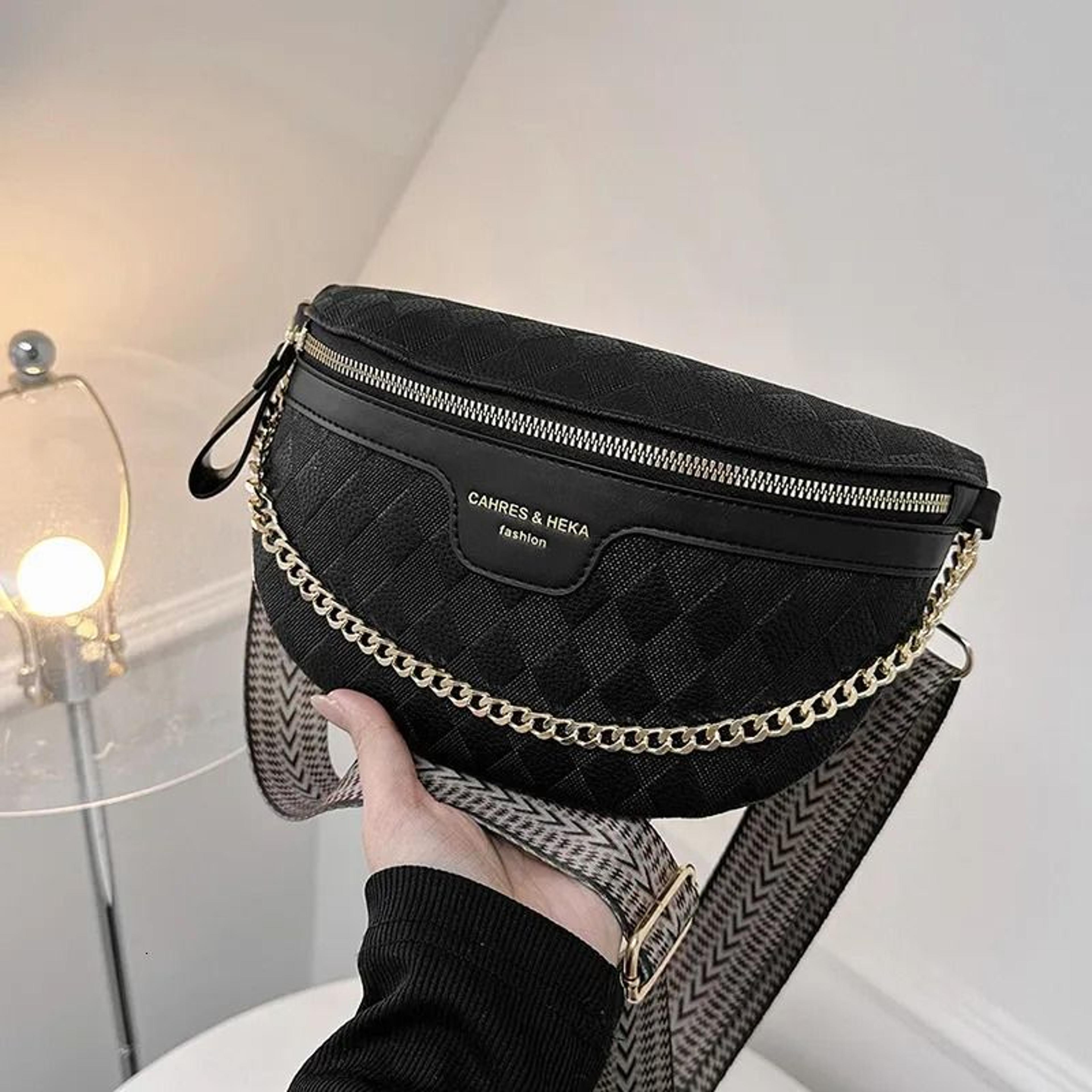 fanny pack lightweight plaid crossbody waist bag