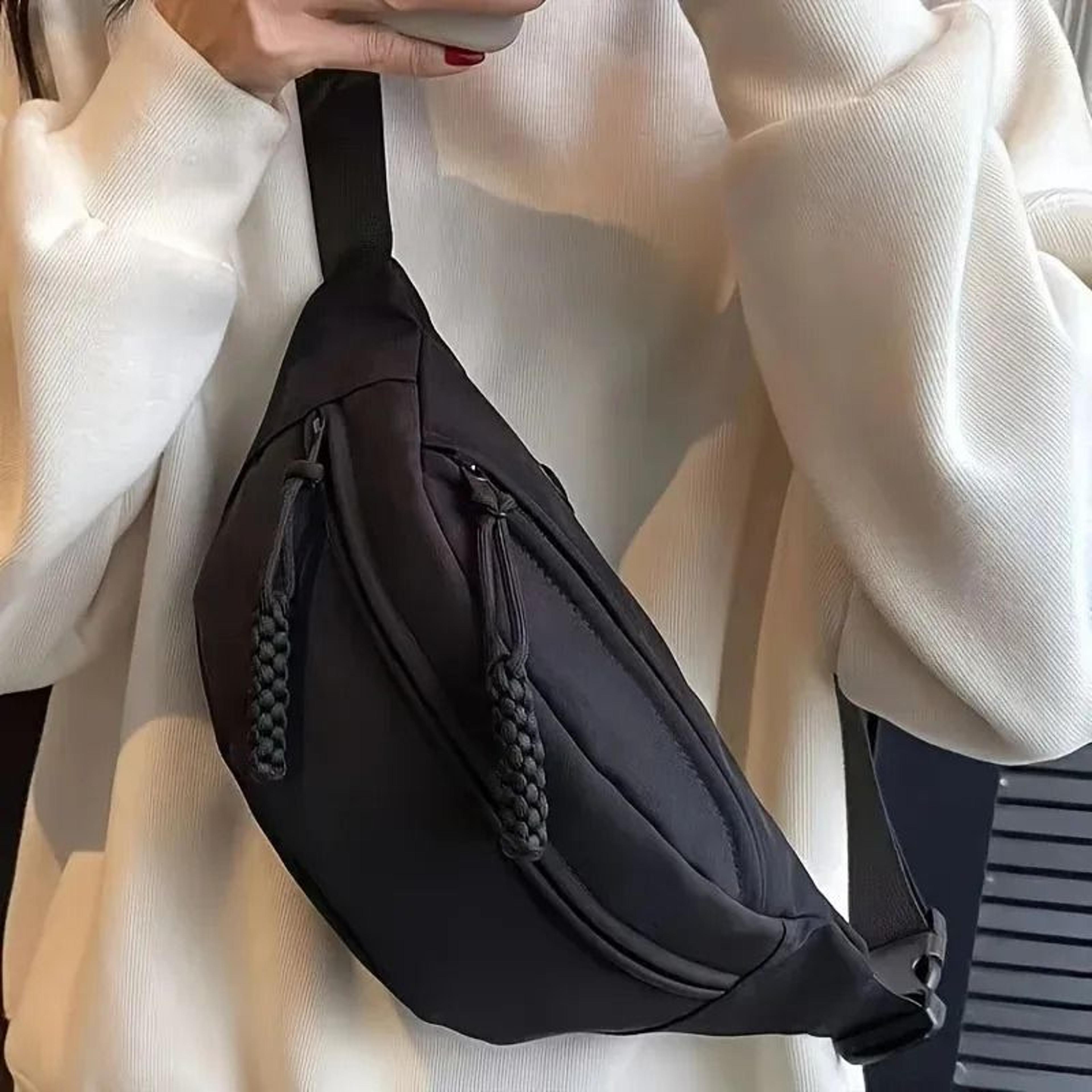 large capacity chest bag for women lightweight travel crossbody sling shoulder bag