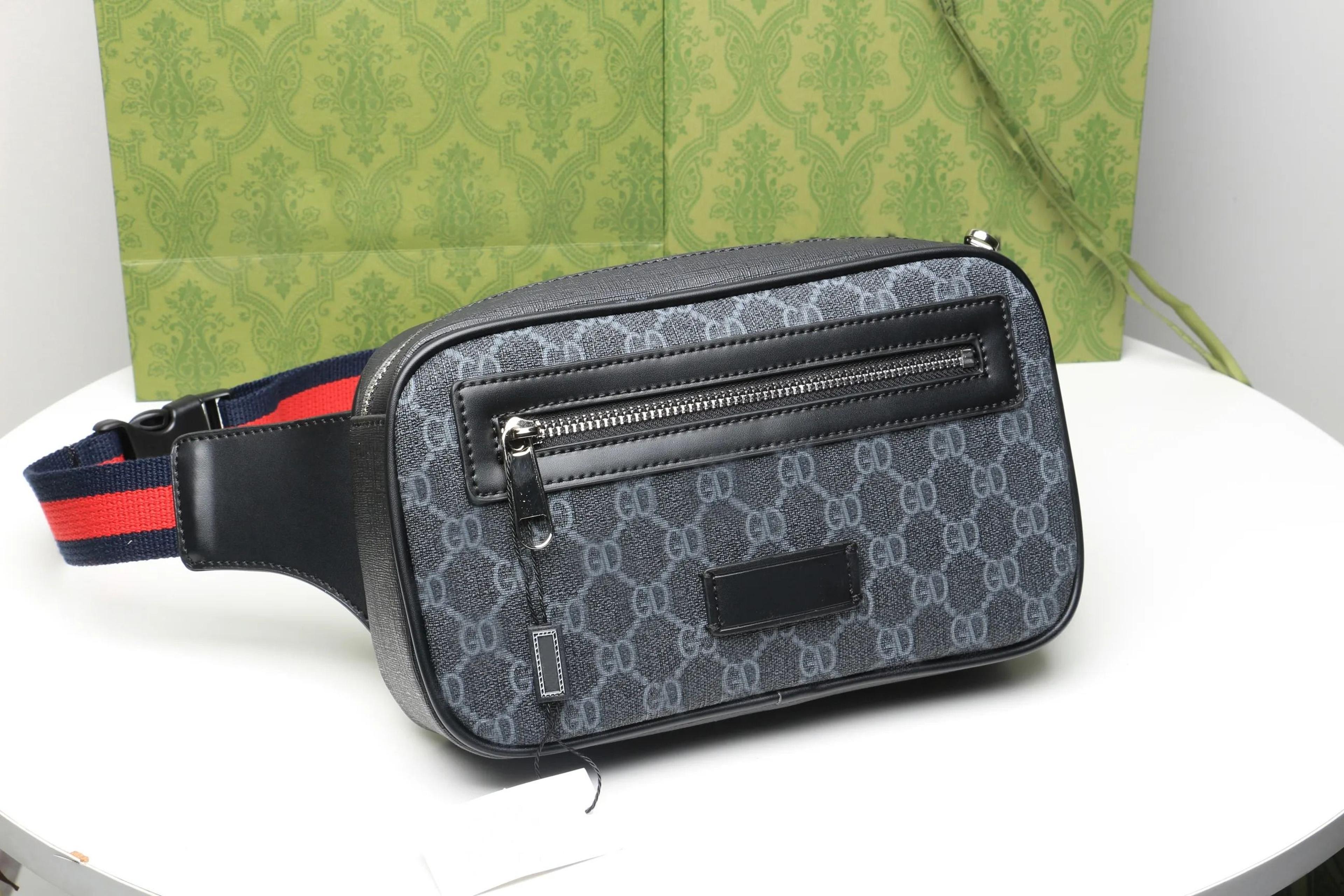 unisex leather fanny pack running belt waist bag for travel and everyday carry