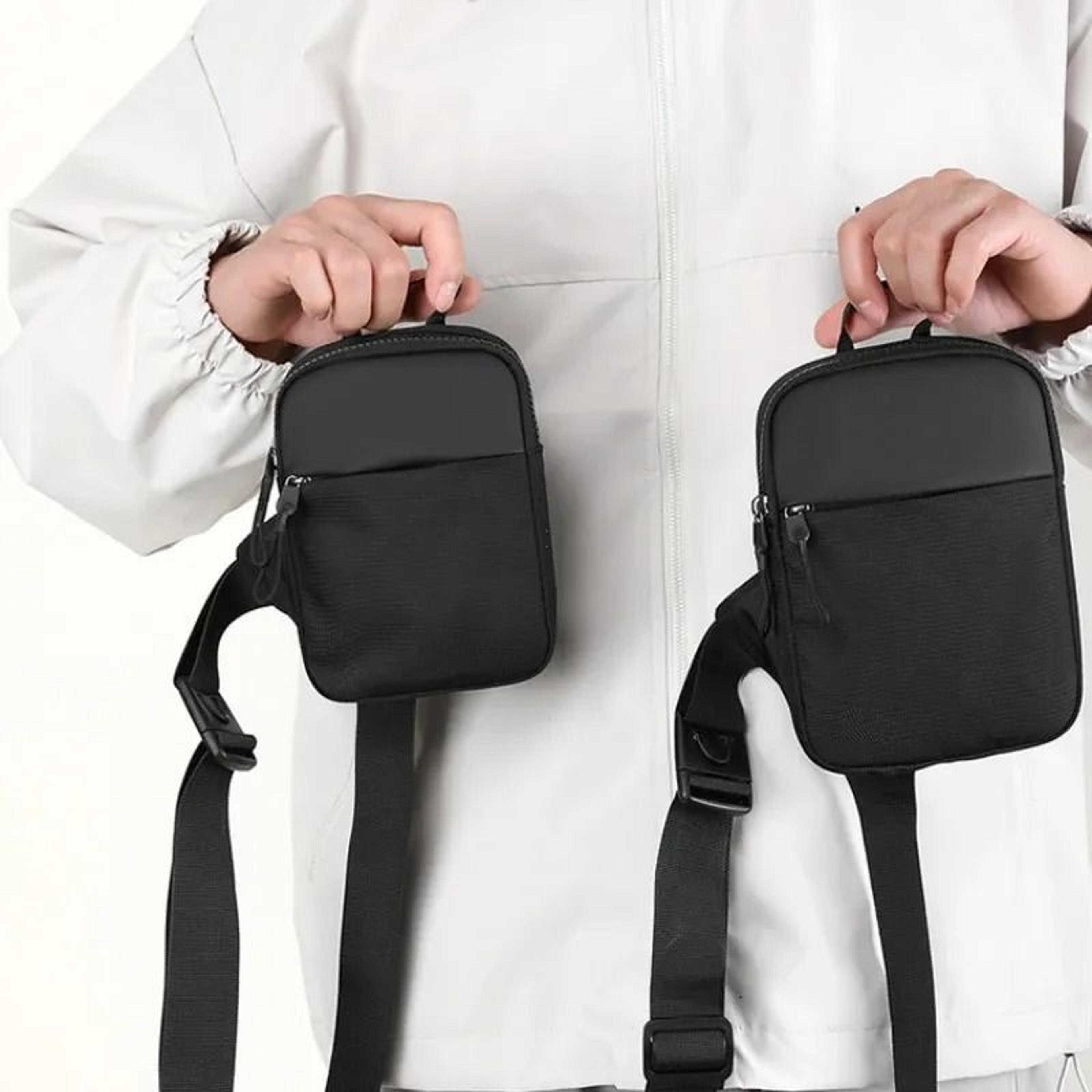 men waterproof sling chest bag small crossbody shoulder pack for travel and workout