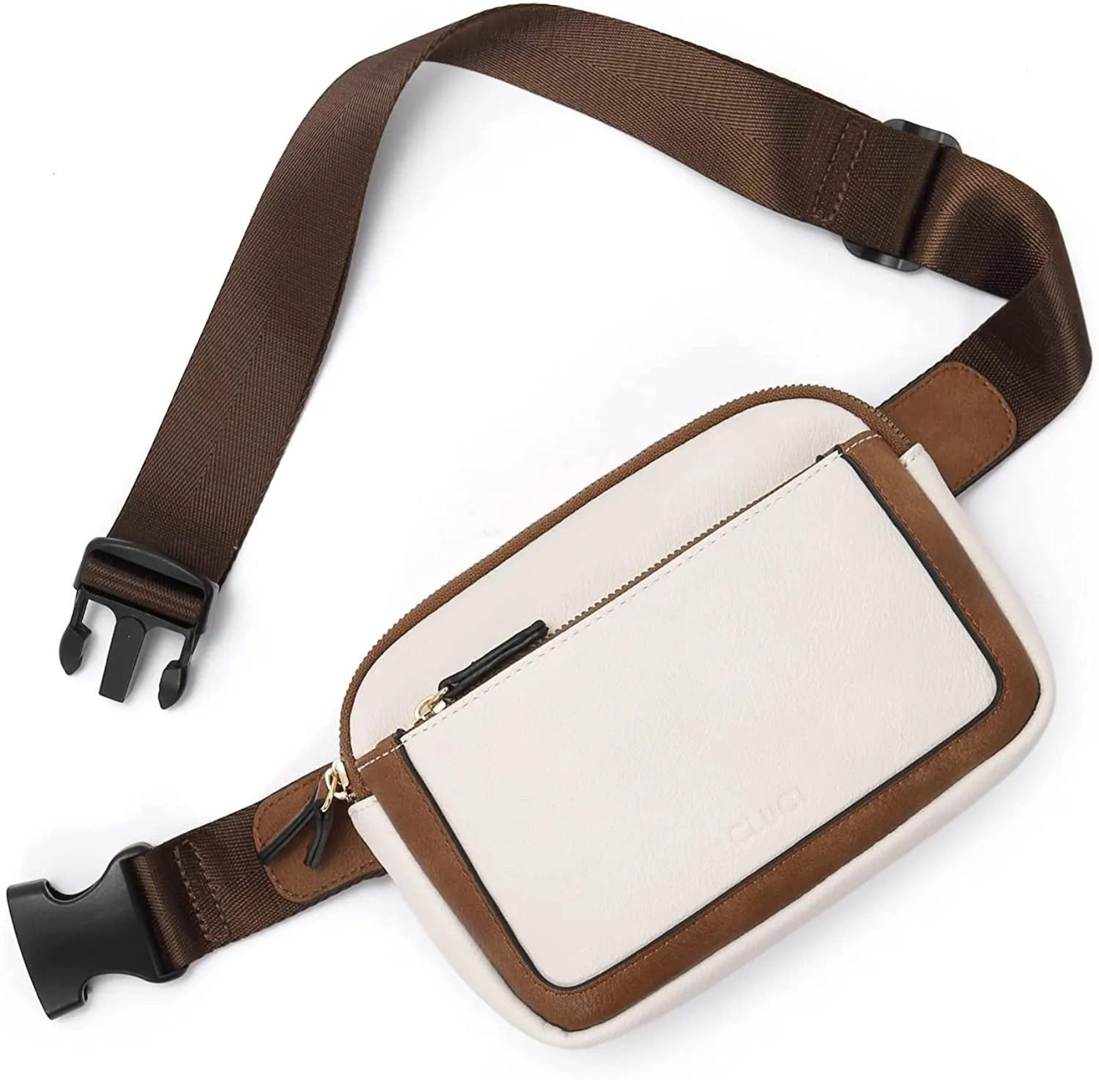 embroidered womens belt bag mini crossbody bag with adjustable strap