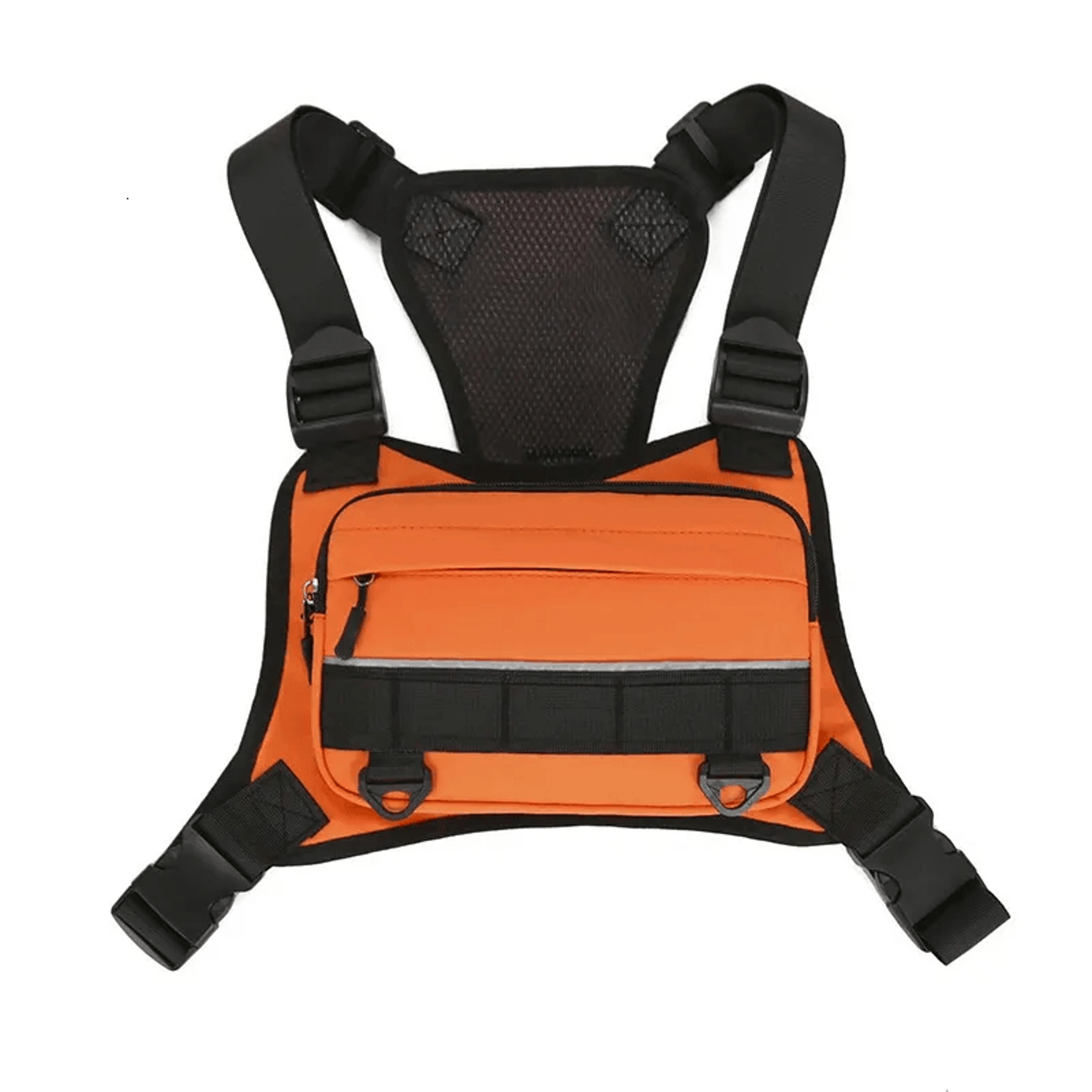 reflective riding chest bag streetwear utility vest pack