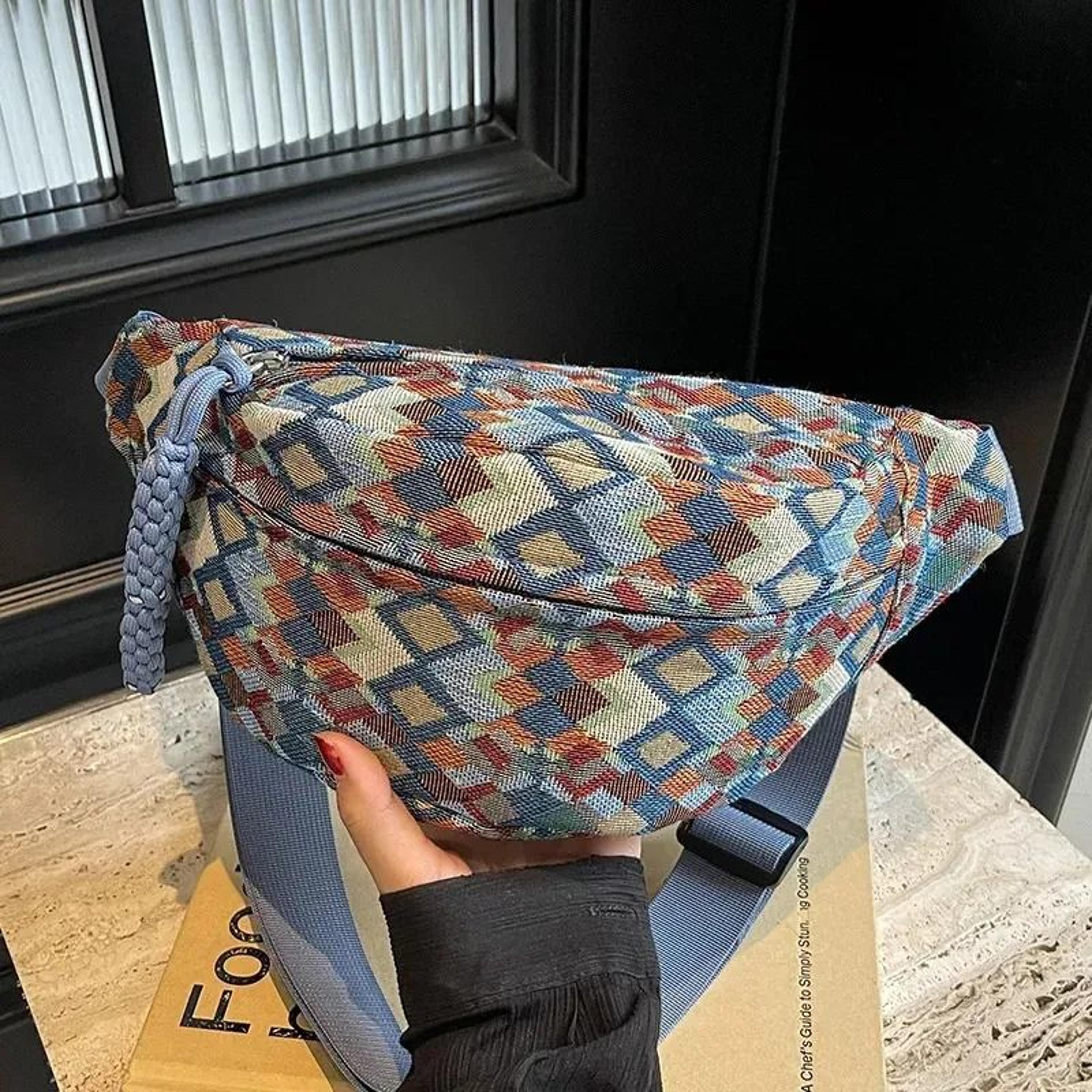 corduroy belt bag for women crossbody fanny pack waist purse