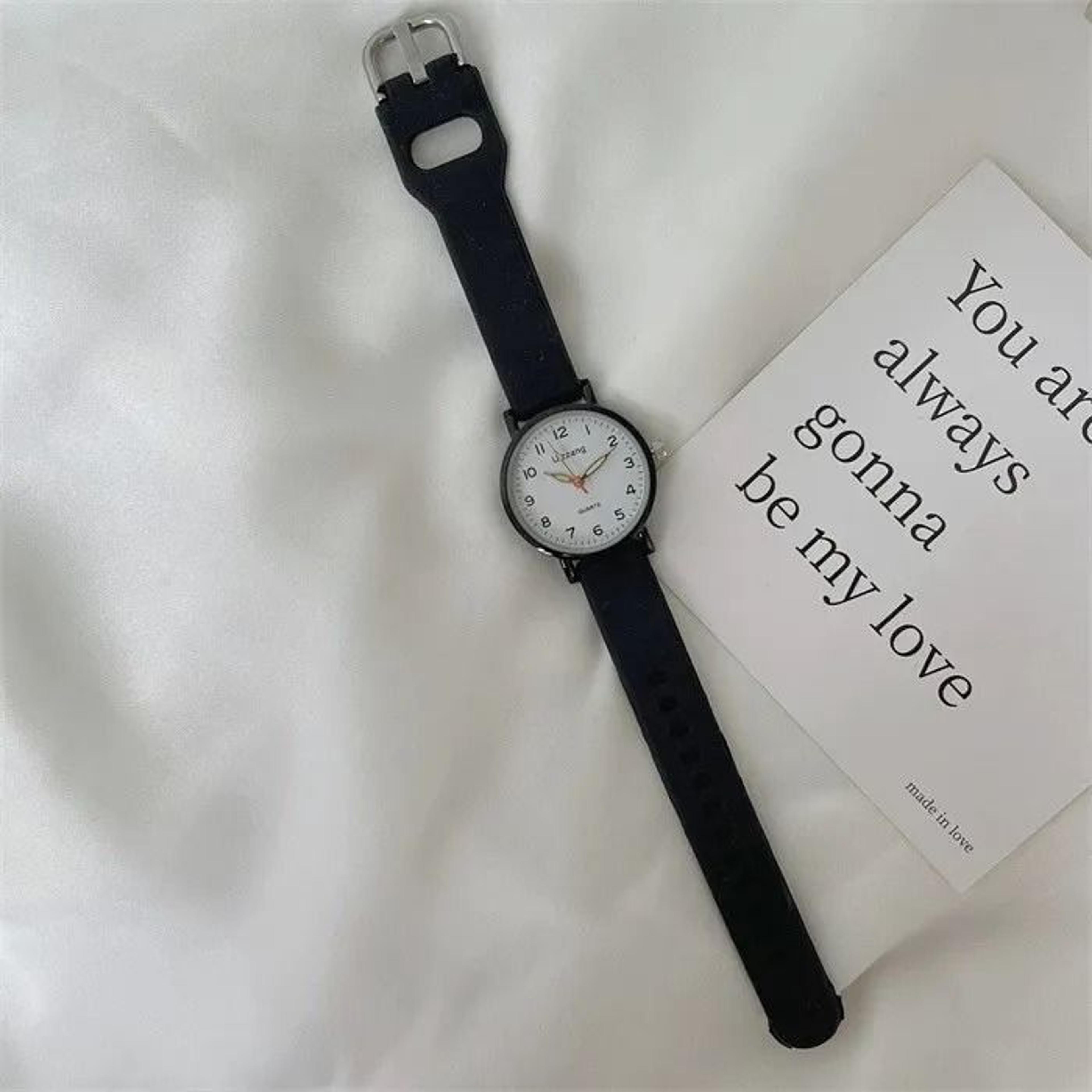 kids jelly strap sports watch for boys and girls casual student exam watch