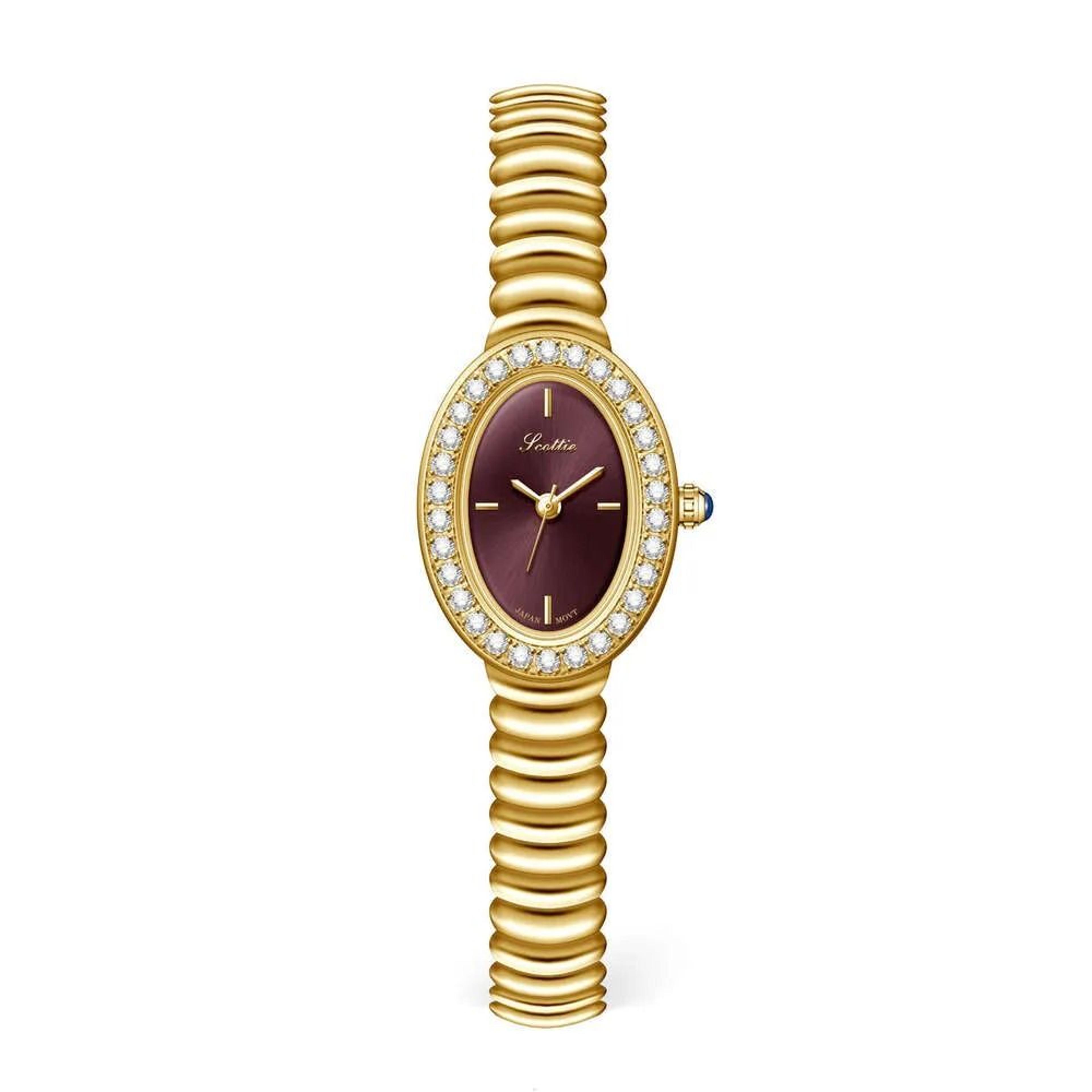 elegant womens diamond watch stylish ladies wrist watch for everyday wear