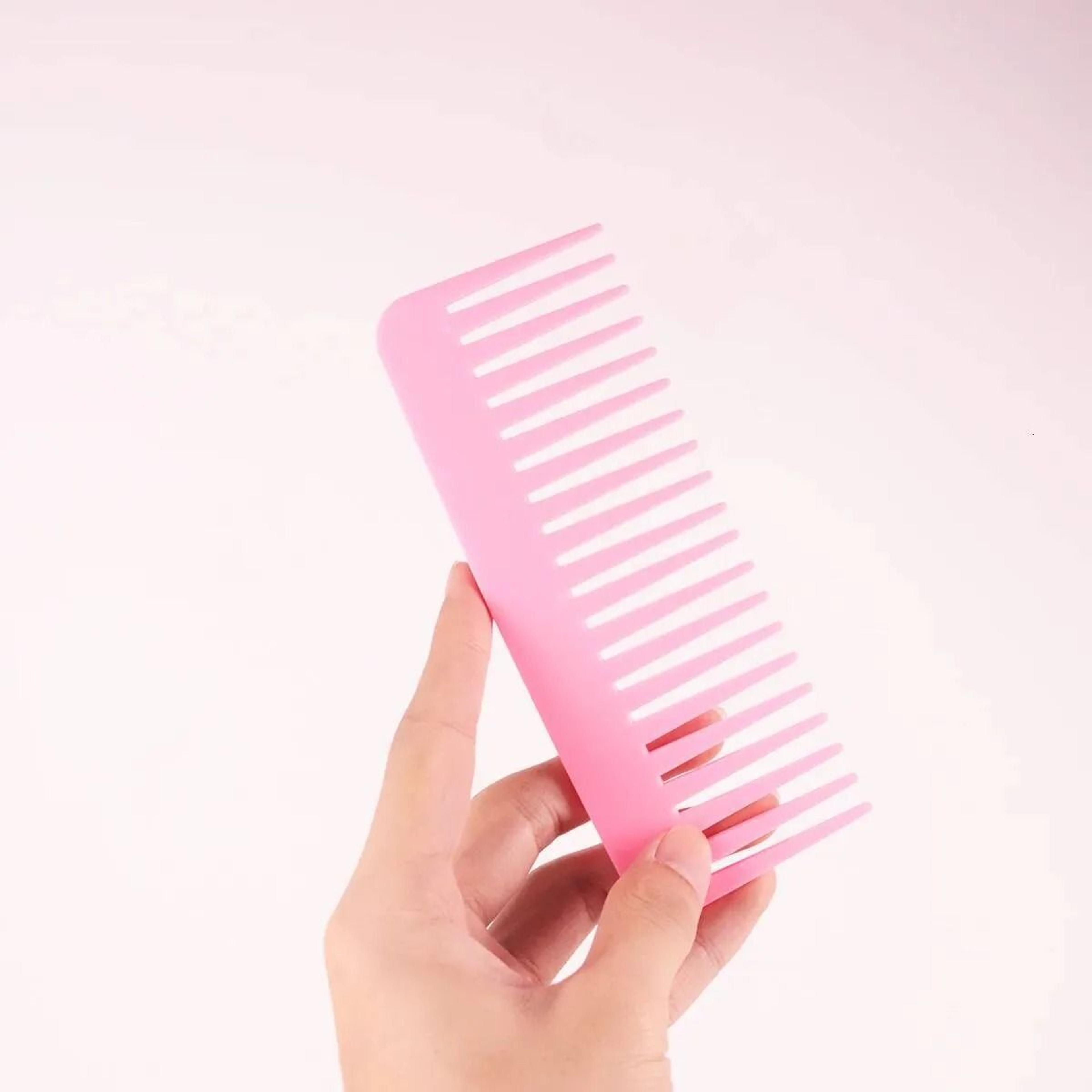 professional anti static wide tooth wig comb for salon detangling and styling