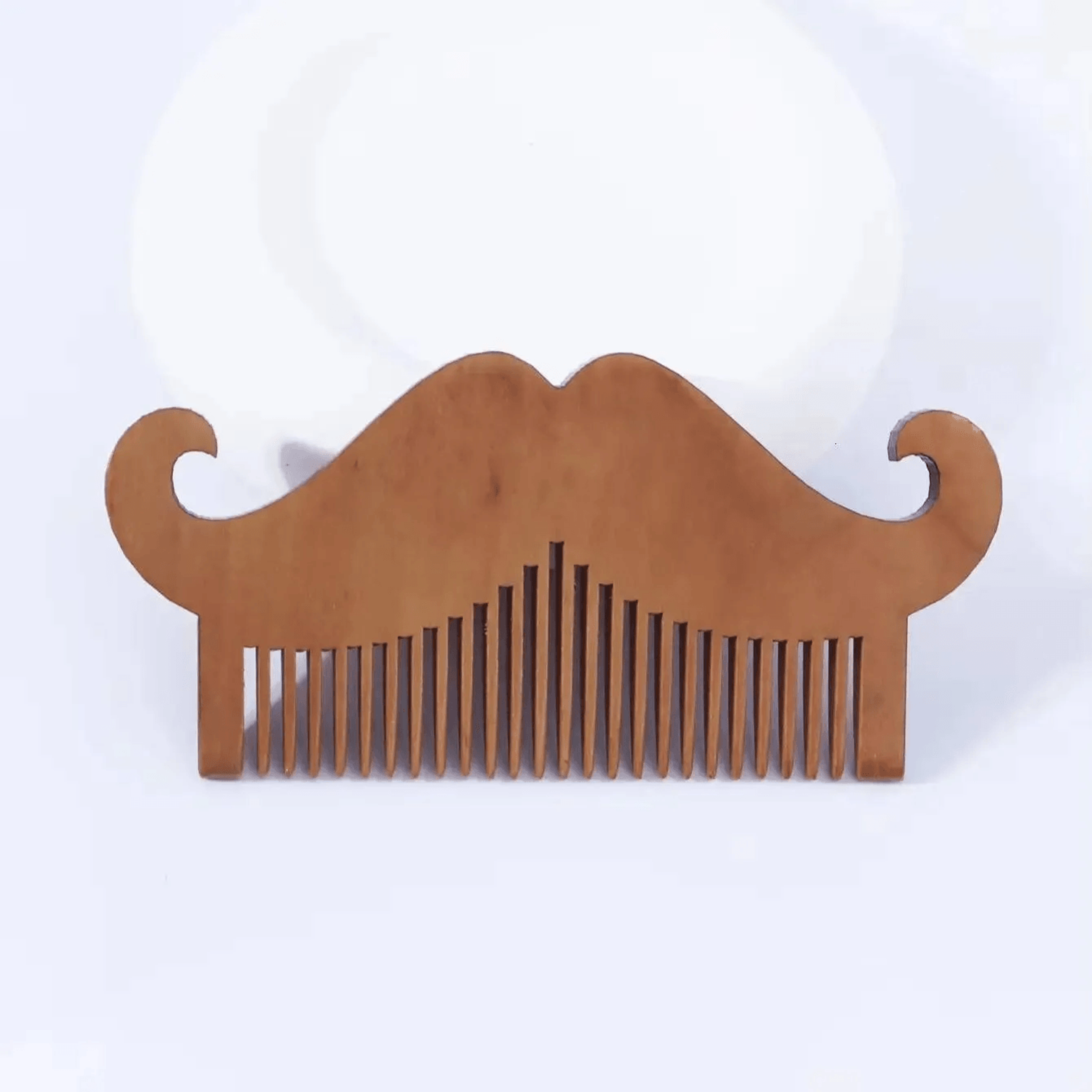 wooden beard comb double sided portable beard and wig styling comb