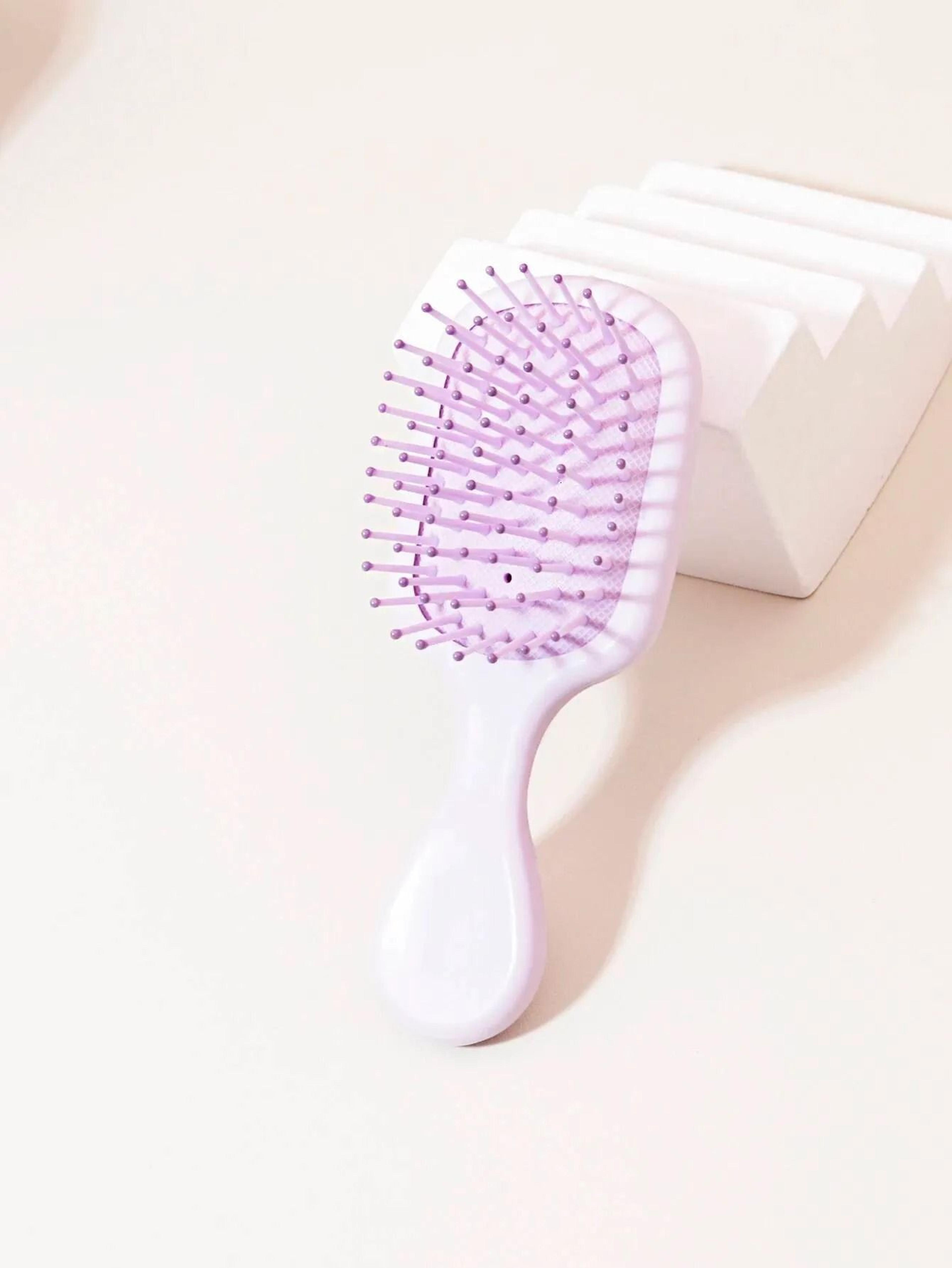 mini paddle wig brush travel detangling hair brush for human hair wigs