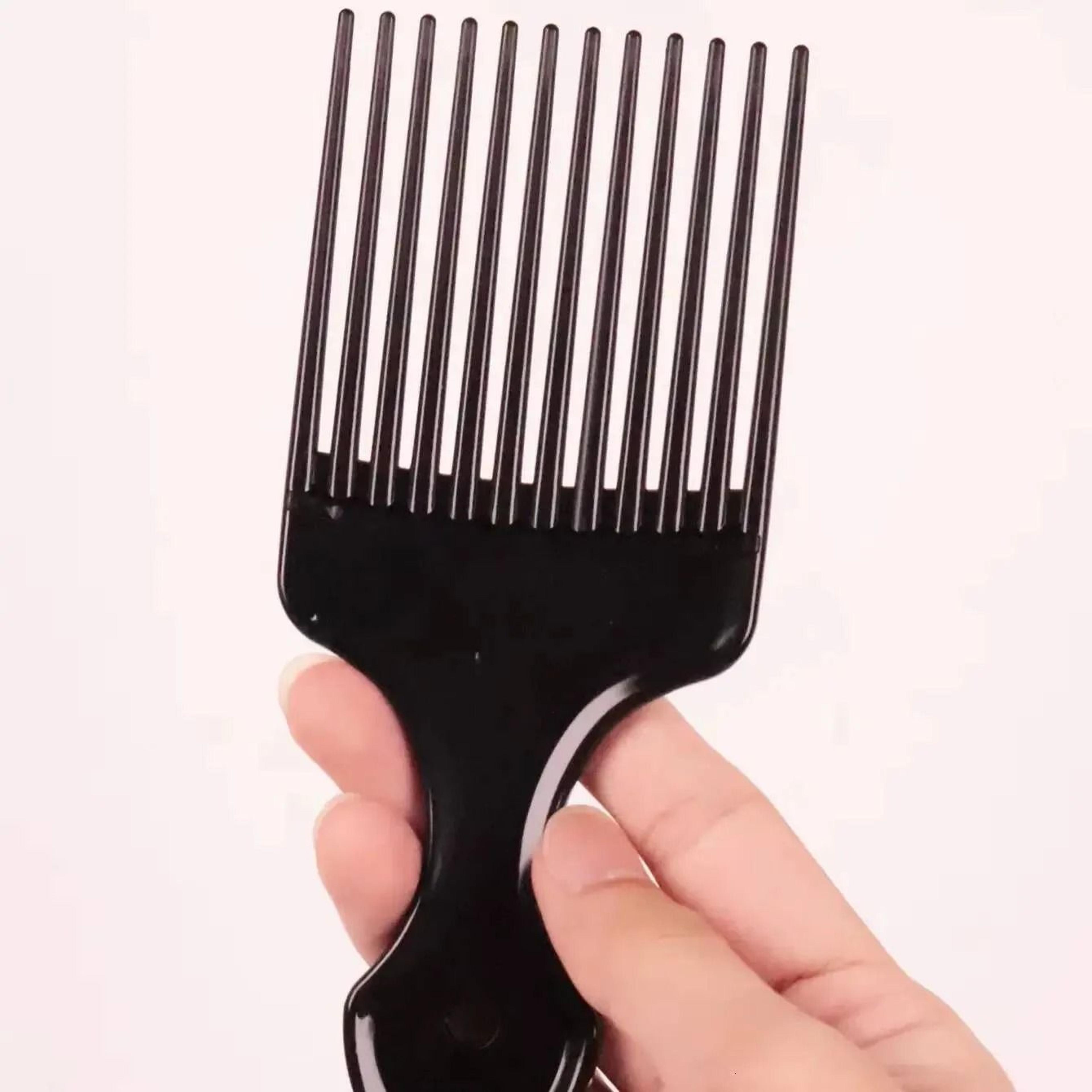 natural curl wide tooth comb for detangling wigs and curly hair