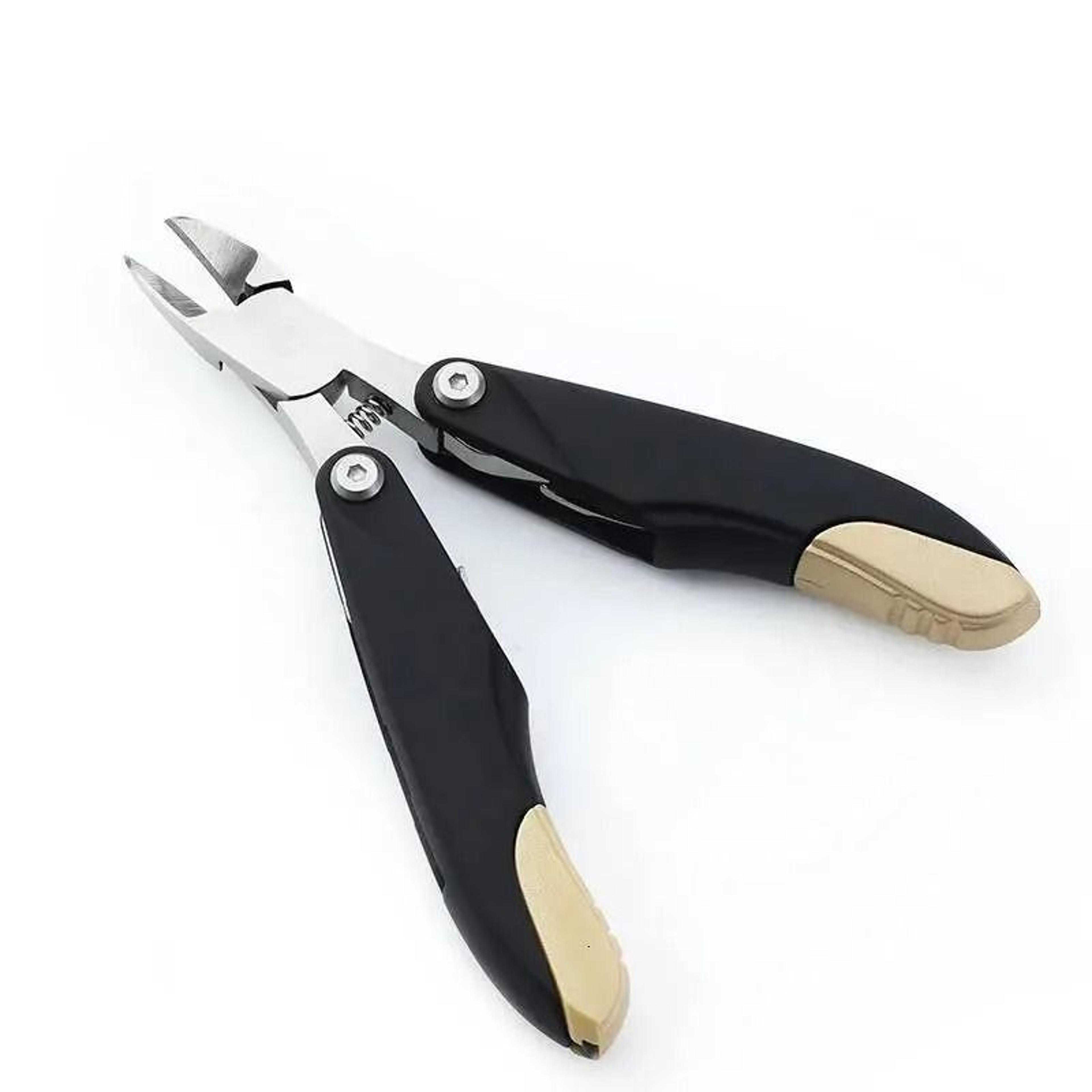 stainless steel cuticle nipper foldable nail trimmer and dead skin remover