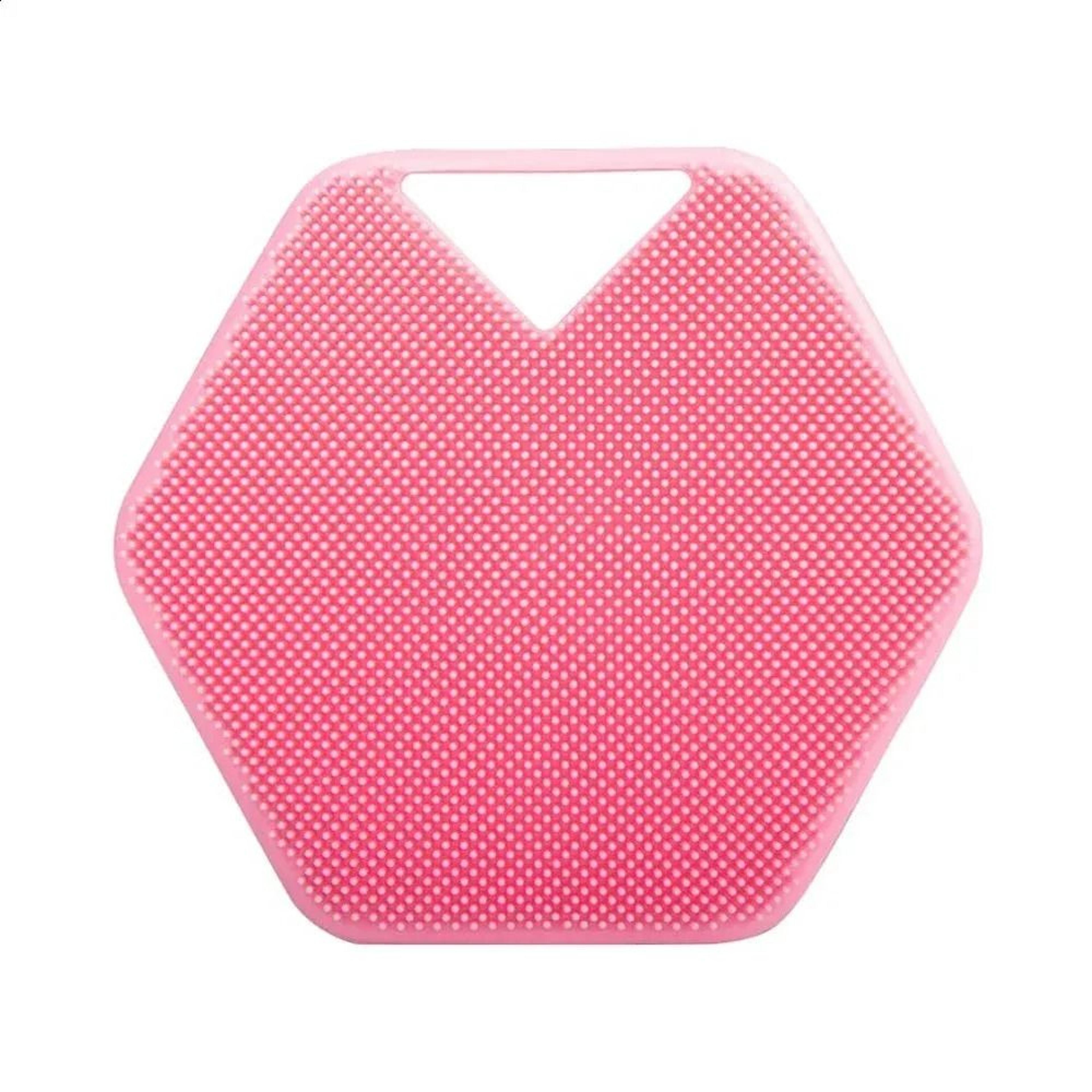 silicone body scrubber exfoliating bath brush and shampoo brush
