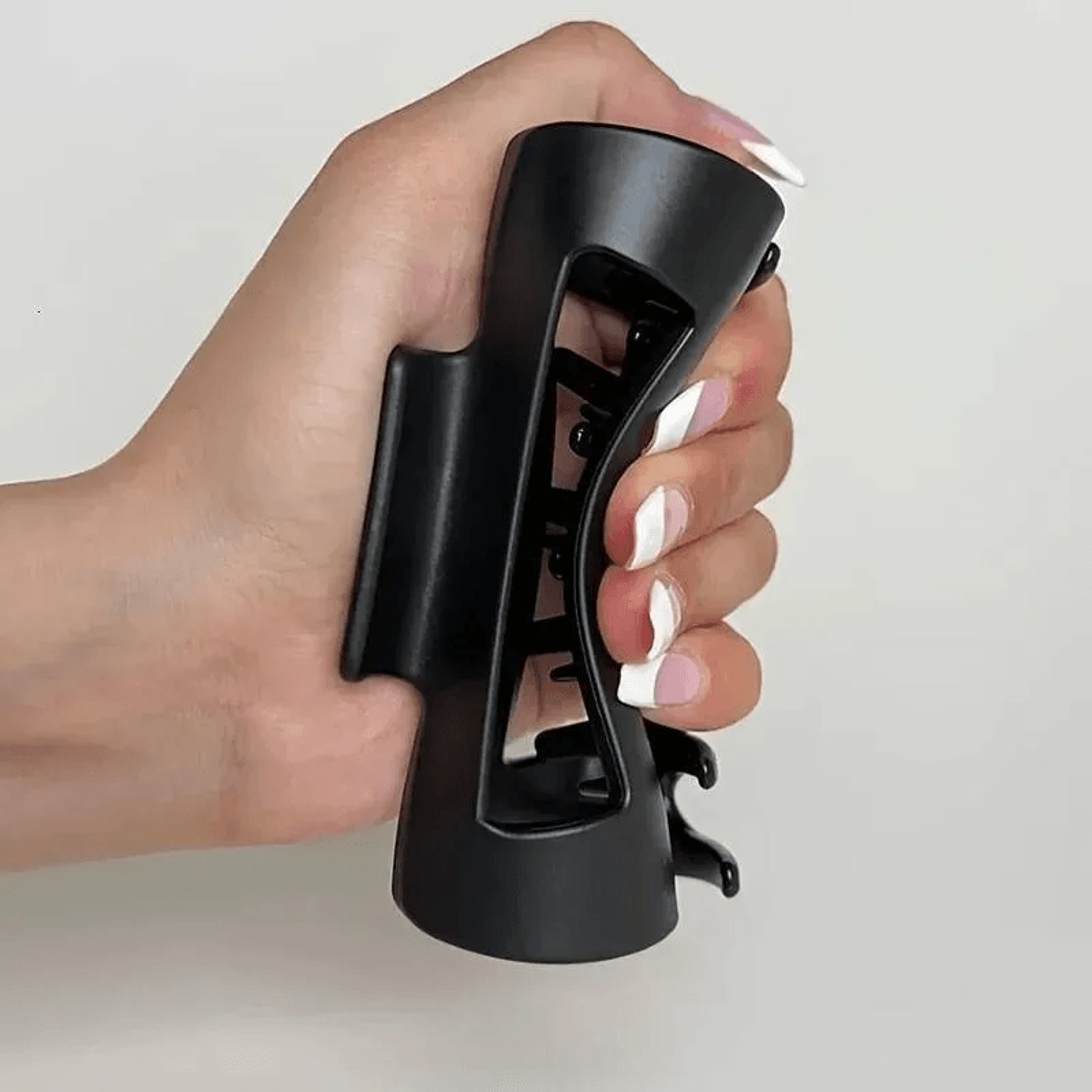 large soft silicone hair claw clip non slip flexible grip for thick and fine hair