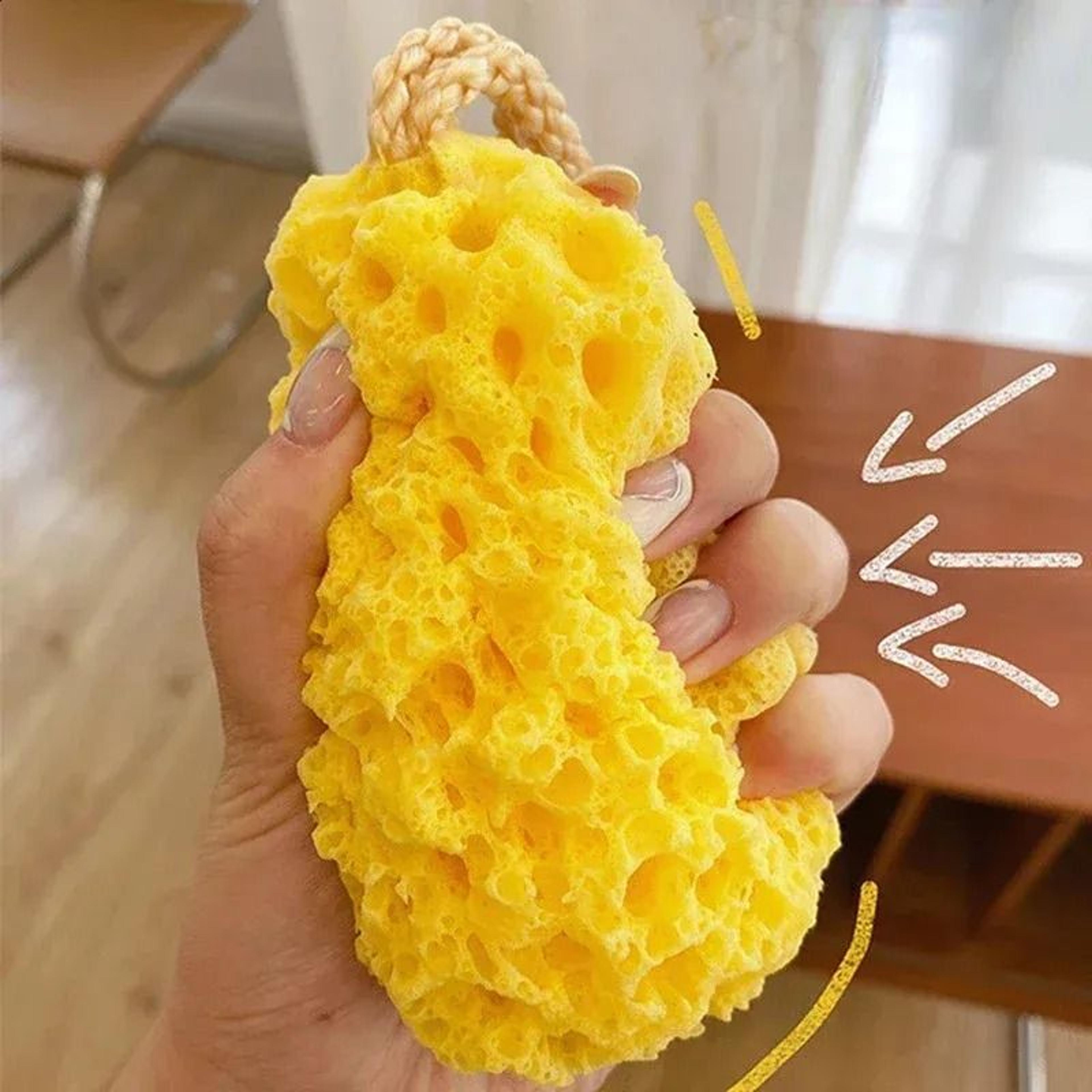 soft honeycomb bath sponge gentle exfoliating shower sponge for kids and adults
