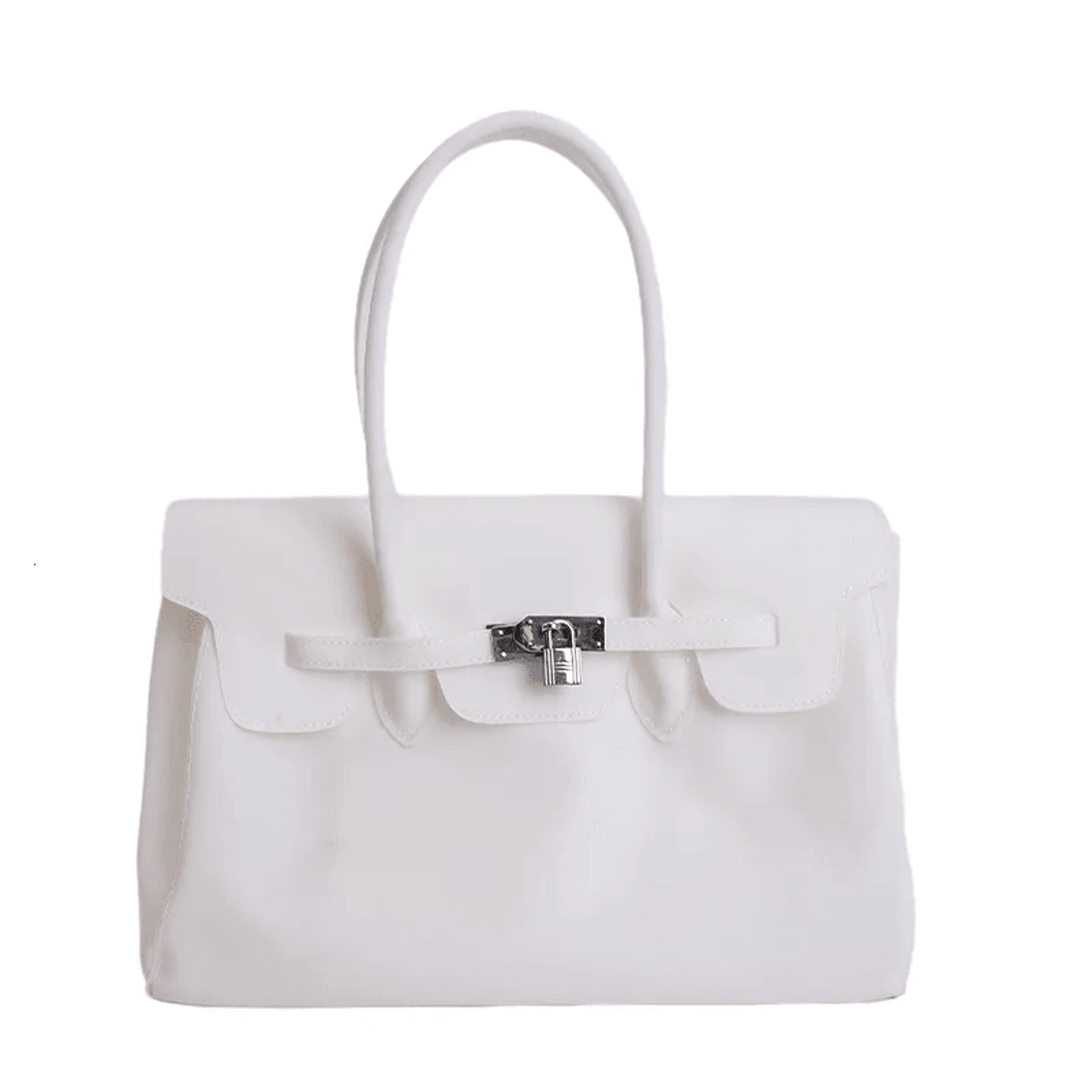 jelly tote bag large capacity womens shoulder bag for commuting