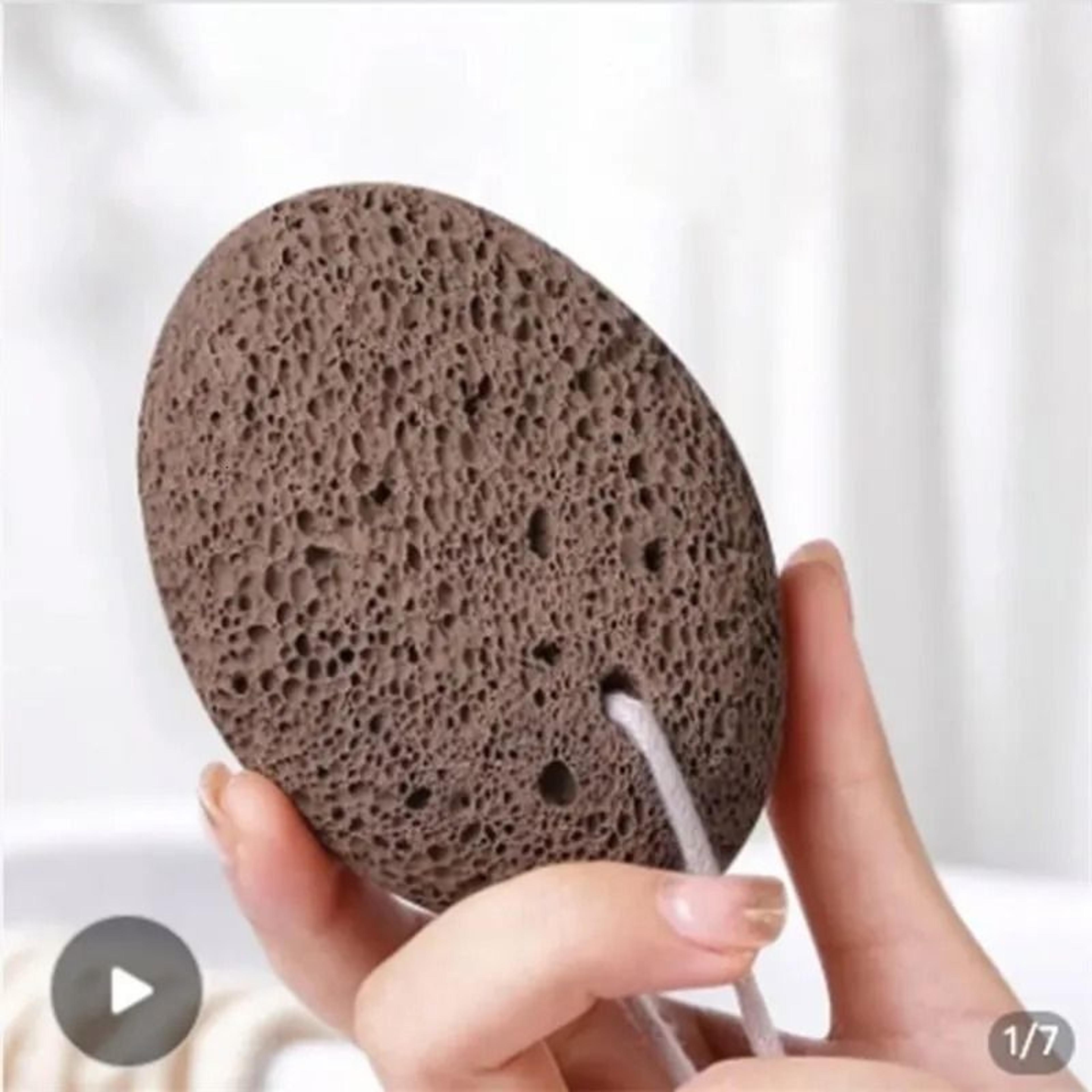 natural pumice stone foot scrubber callus remover for smooth heels and body