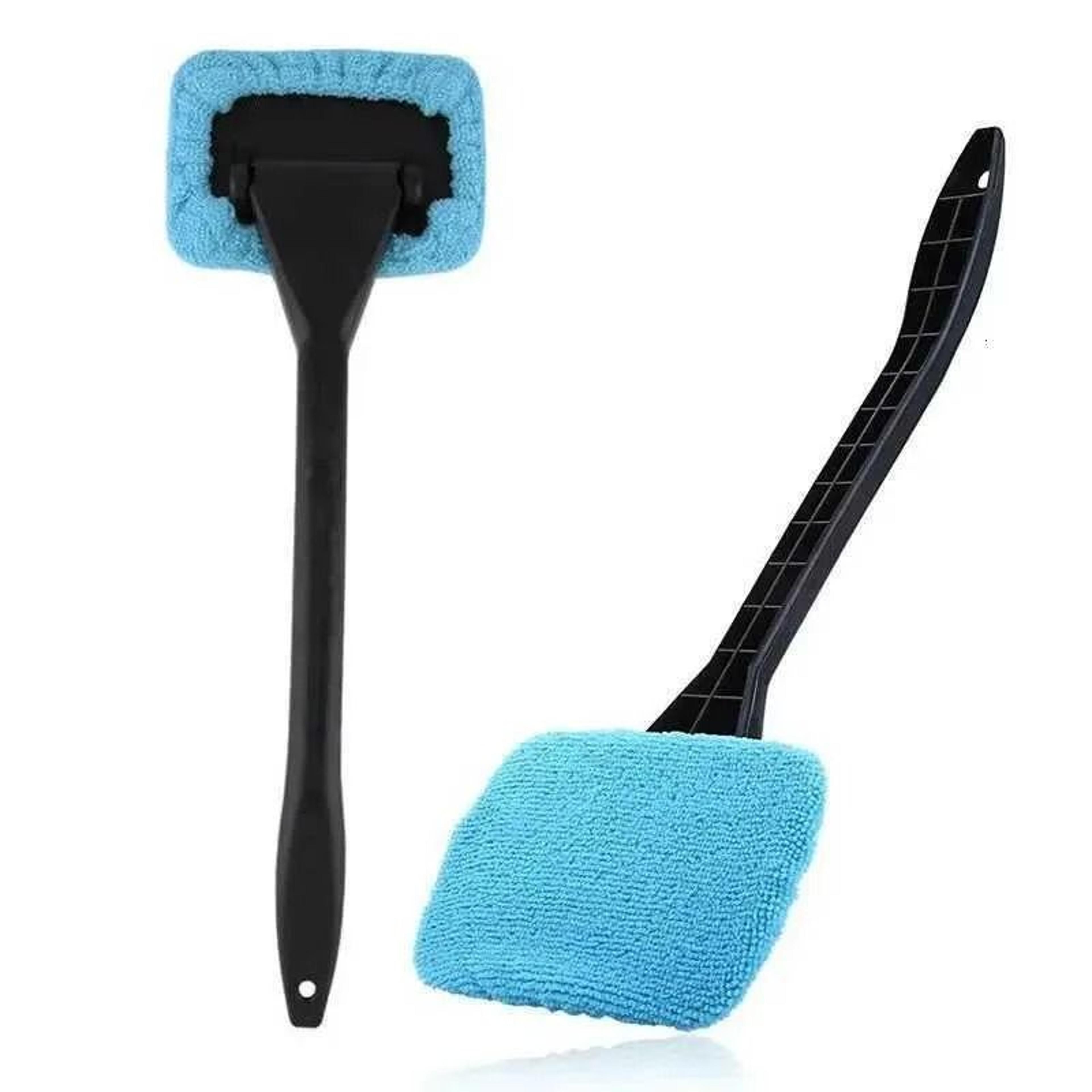 long handle windshield cleaning tool for interior car windows and auto glass
