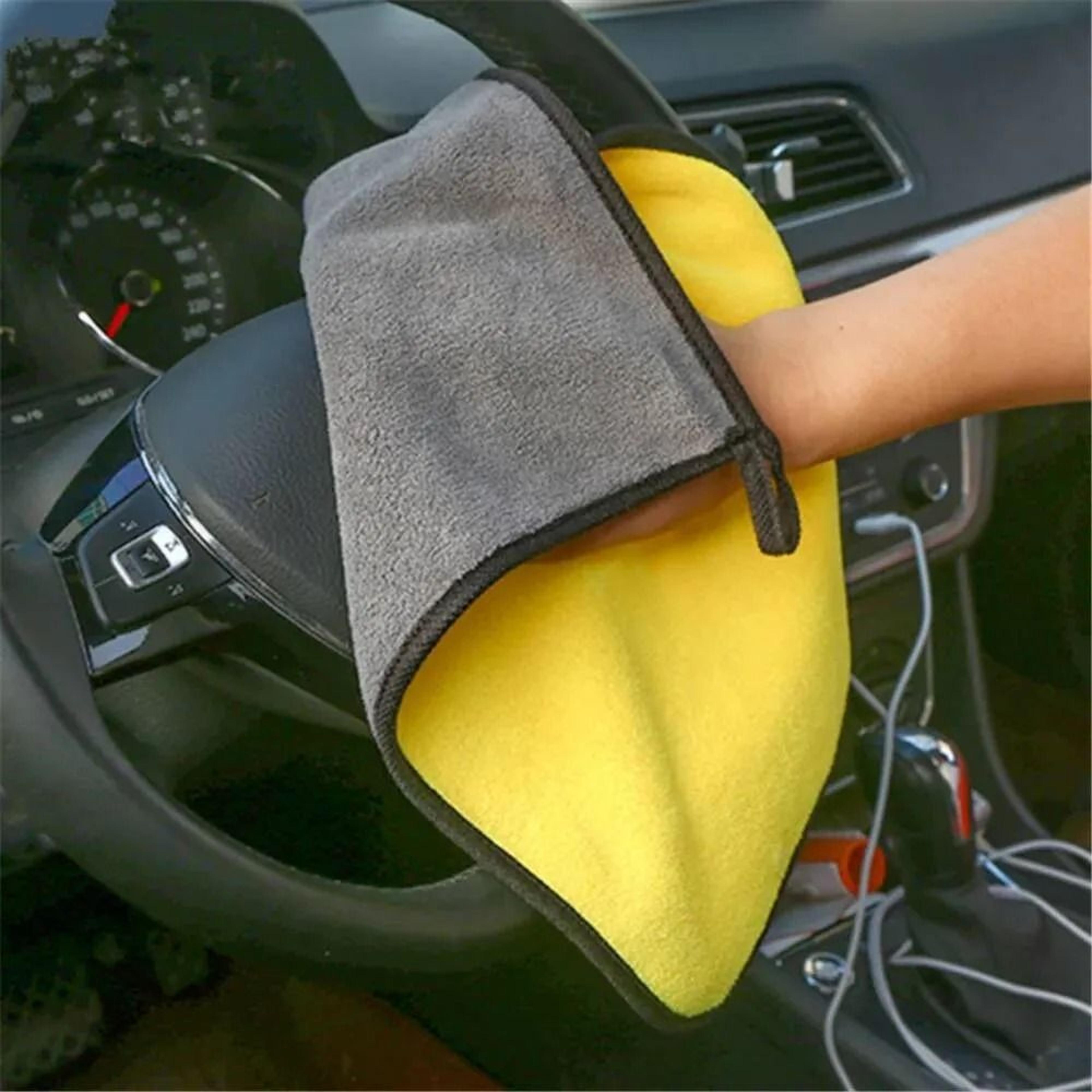 scratch free microfiber car wash towel for cleaning and detailing