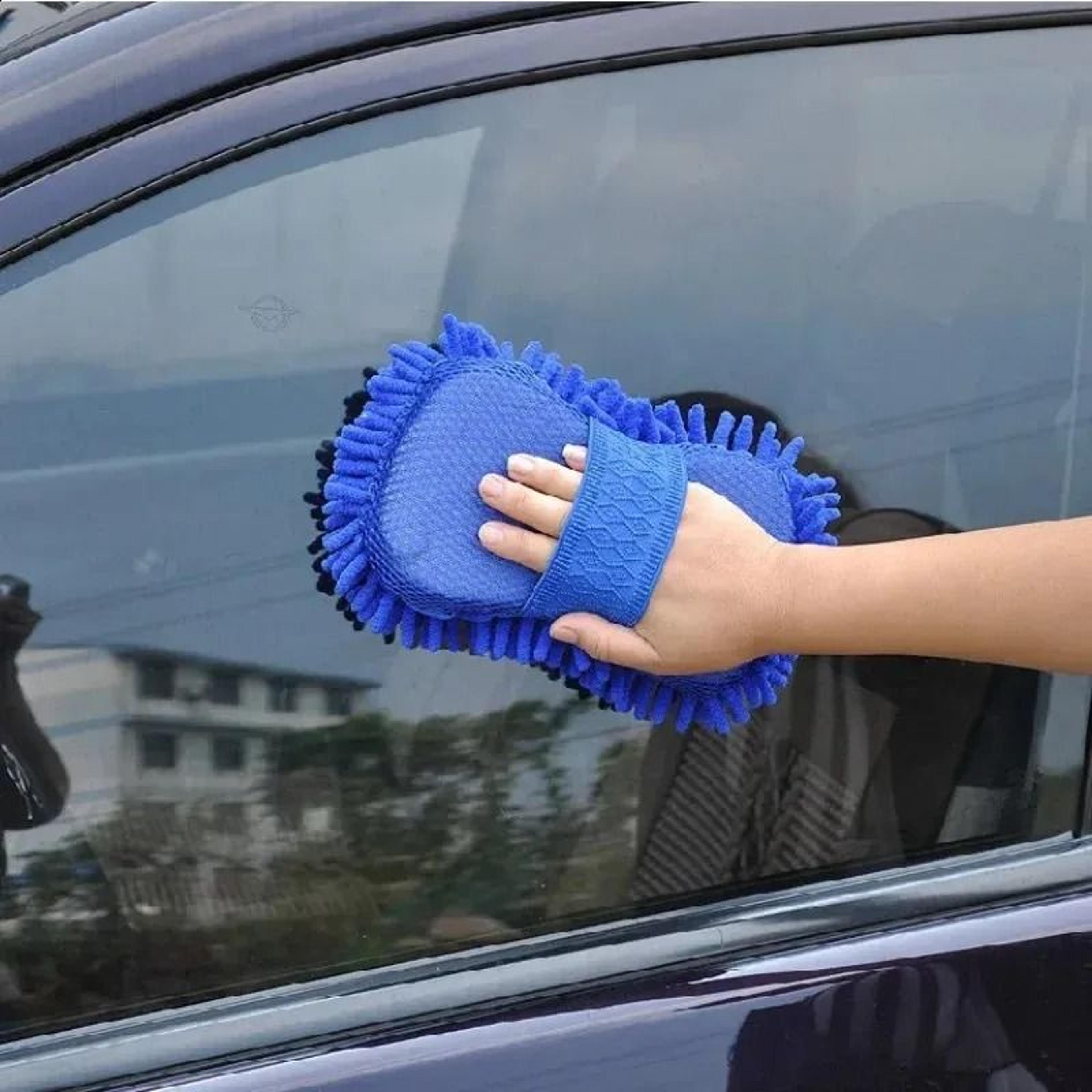 microfiber car wash mitt scratch free auto cleaning glove
