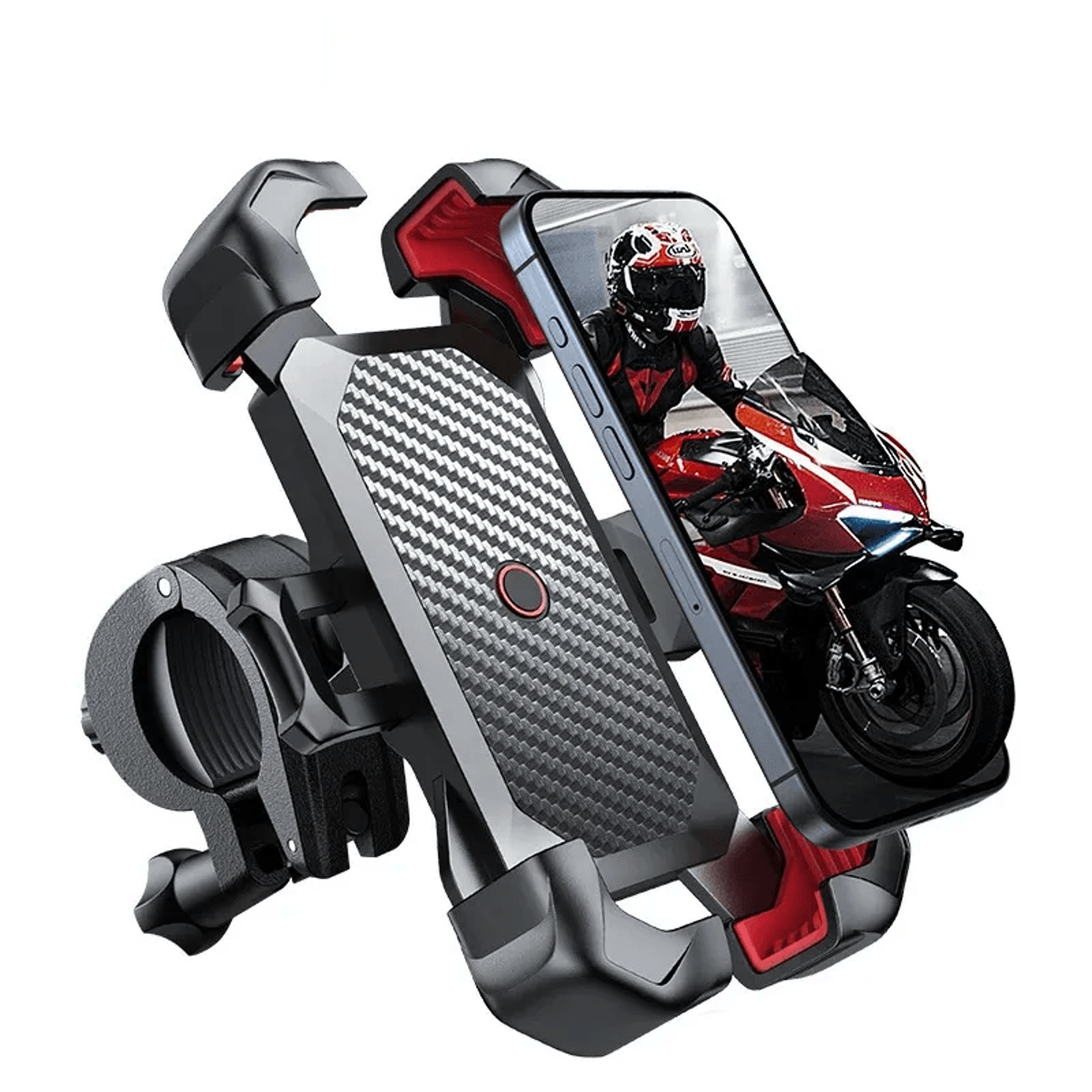 shockproof bike phone holder with rotation universal smartphone handlebar mount