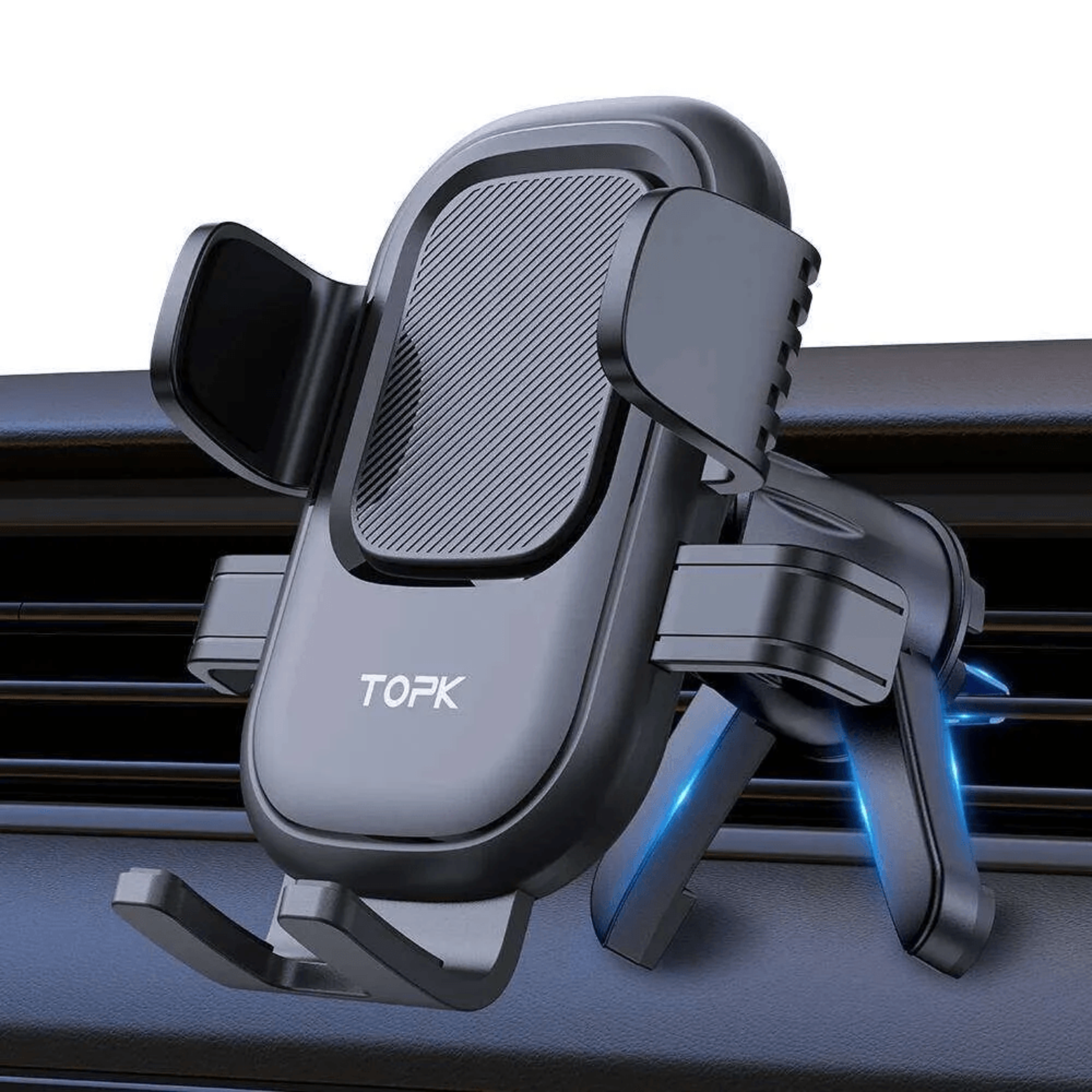 universal car phone holder with upgraded hook air vent mount and stable support