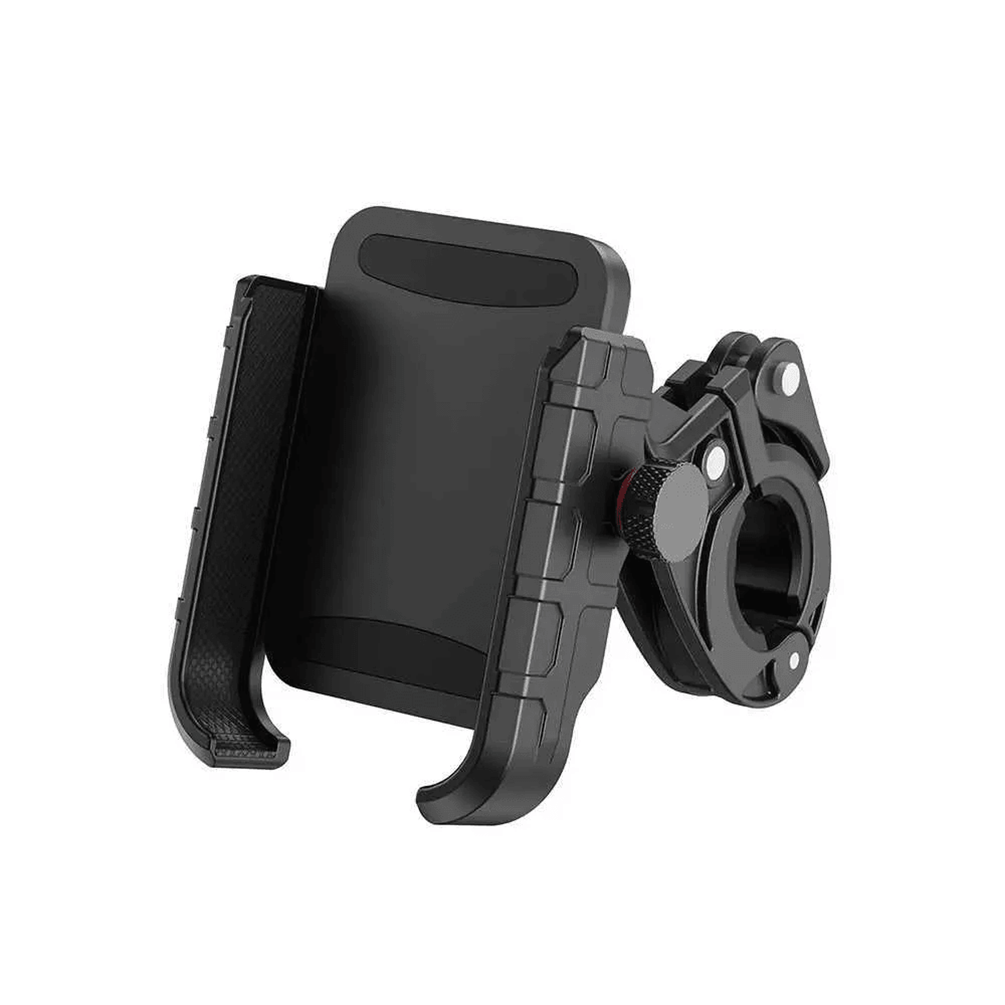 rotating motorcycle phone holder handlebar mount for bike and scooter