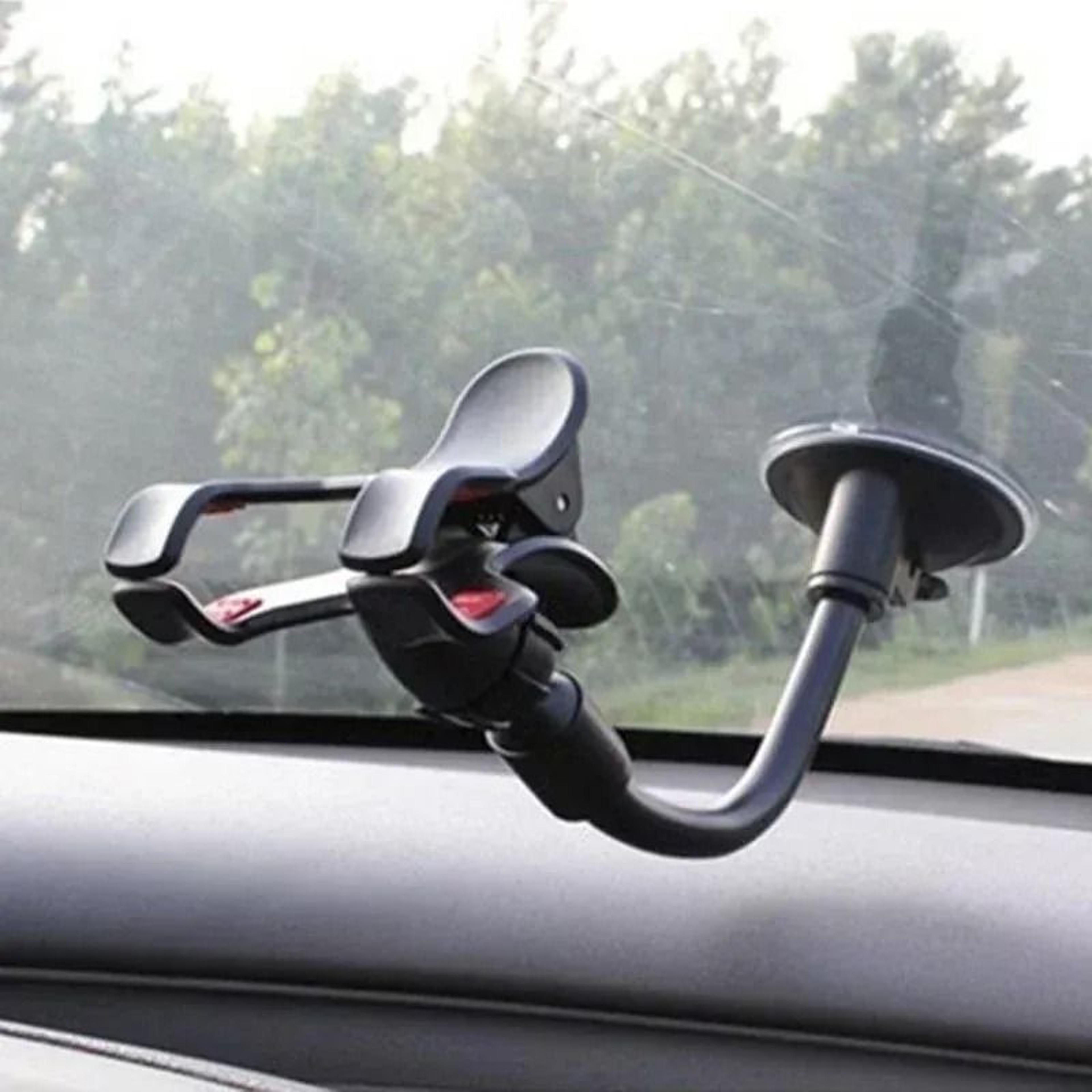 rotating car phone holder long arm windshield mount for phones and gps