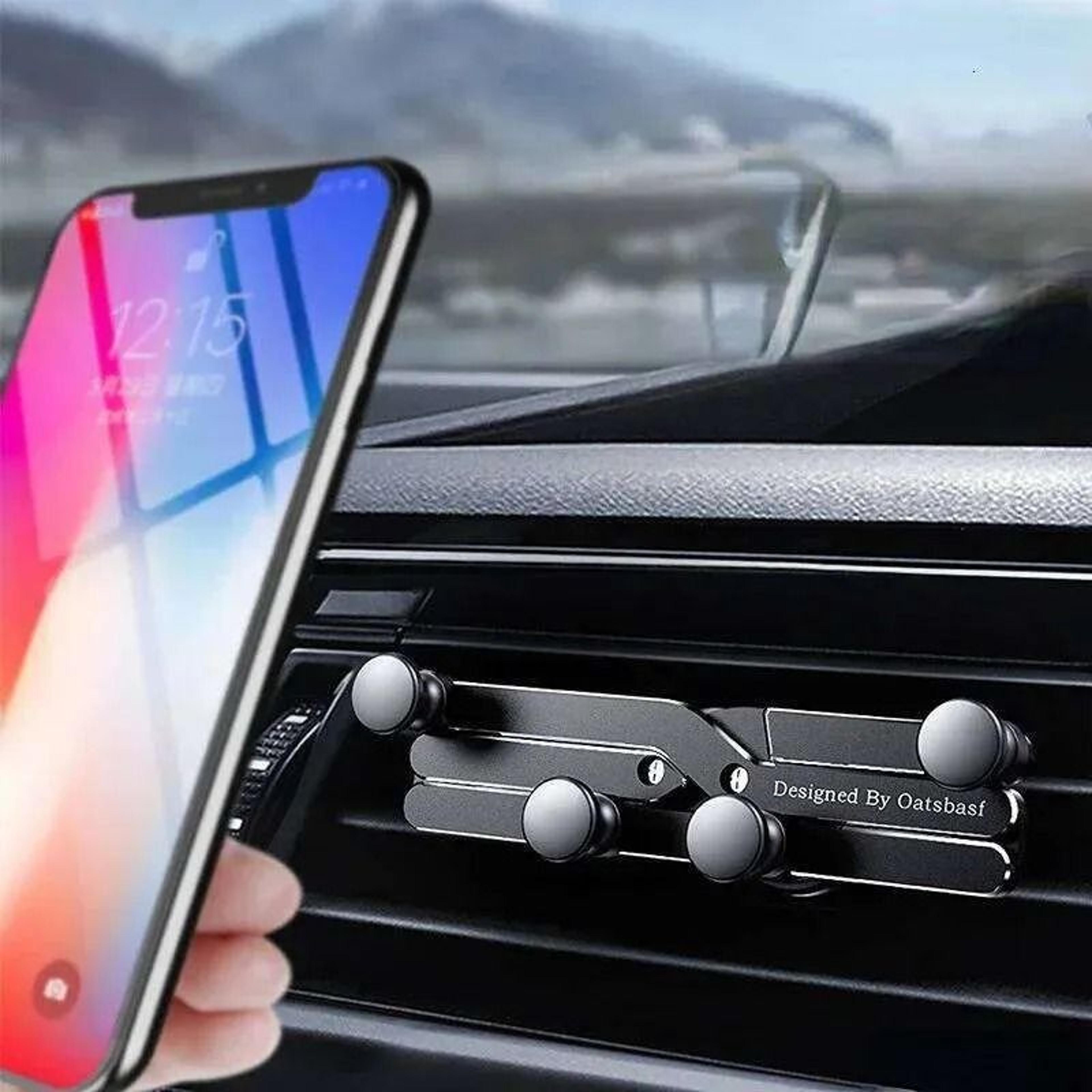 adjustable car phone holder gravity air vent mount for smartphones
