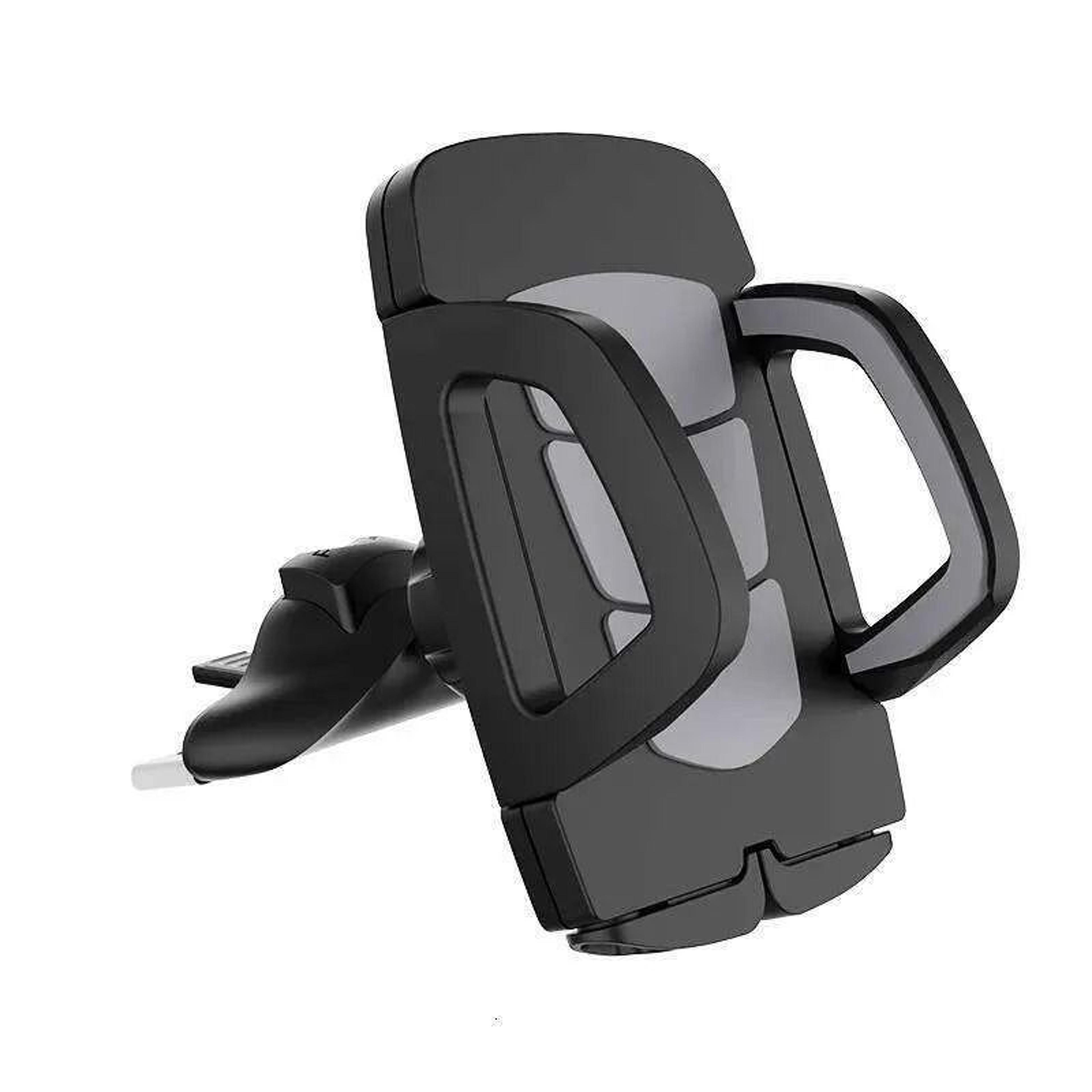 universal cd slot car phone mount rotation smartphone holder