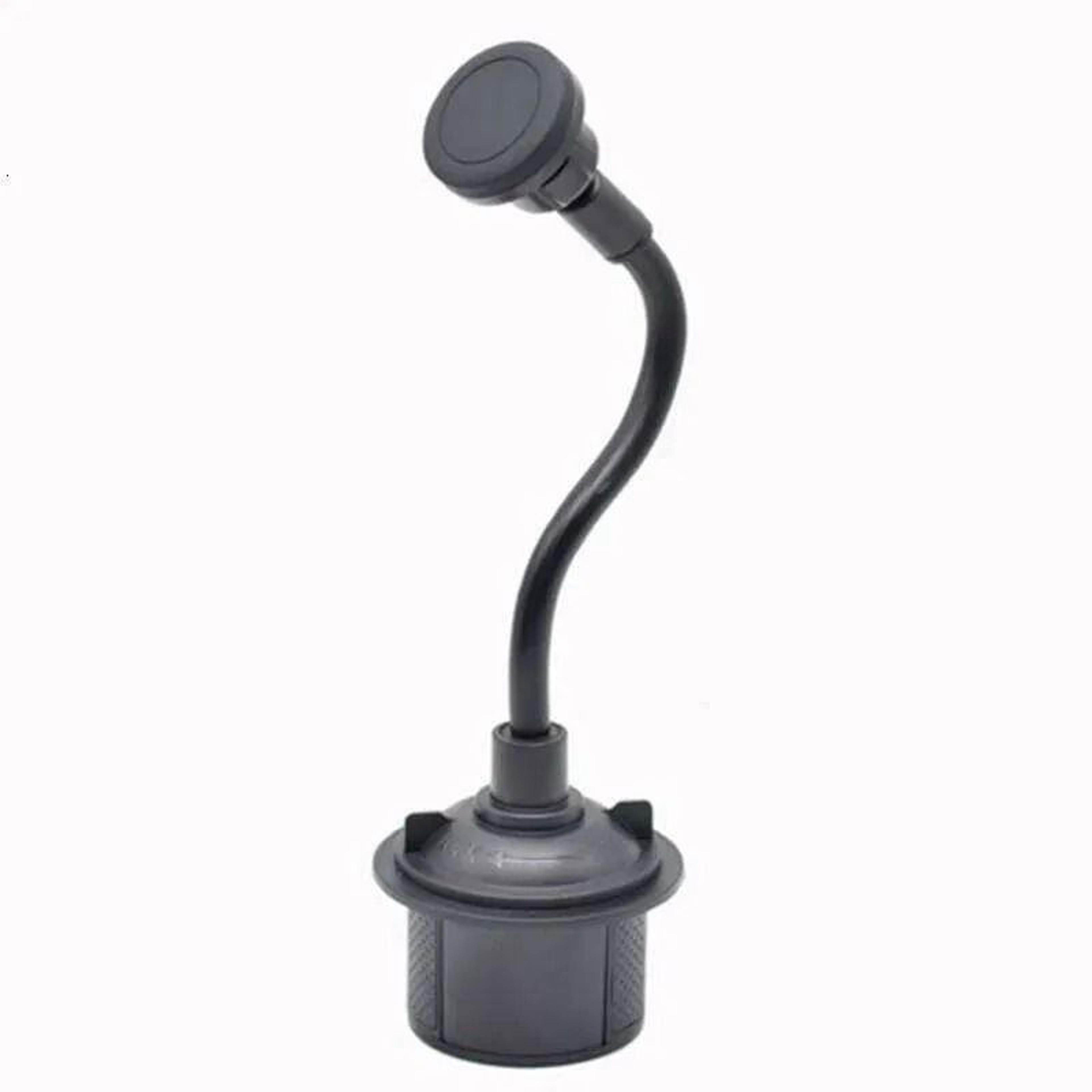 magnetic car cup holder phone mount adjustable mobile stand for secure hands free driving