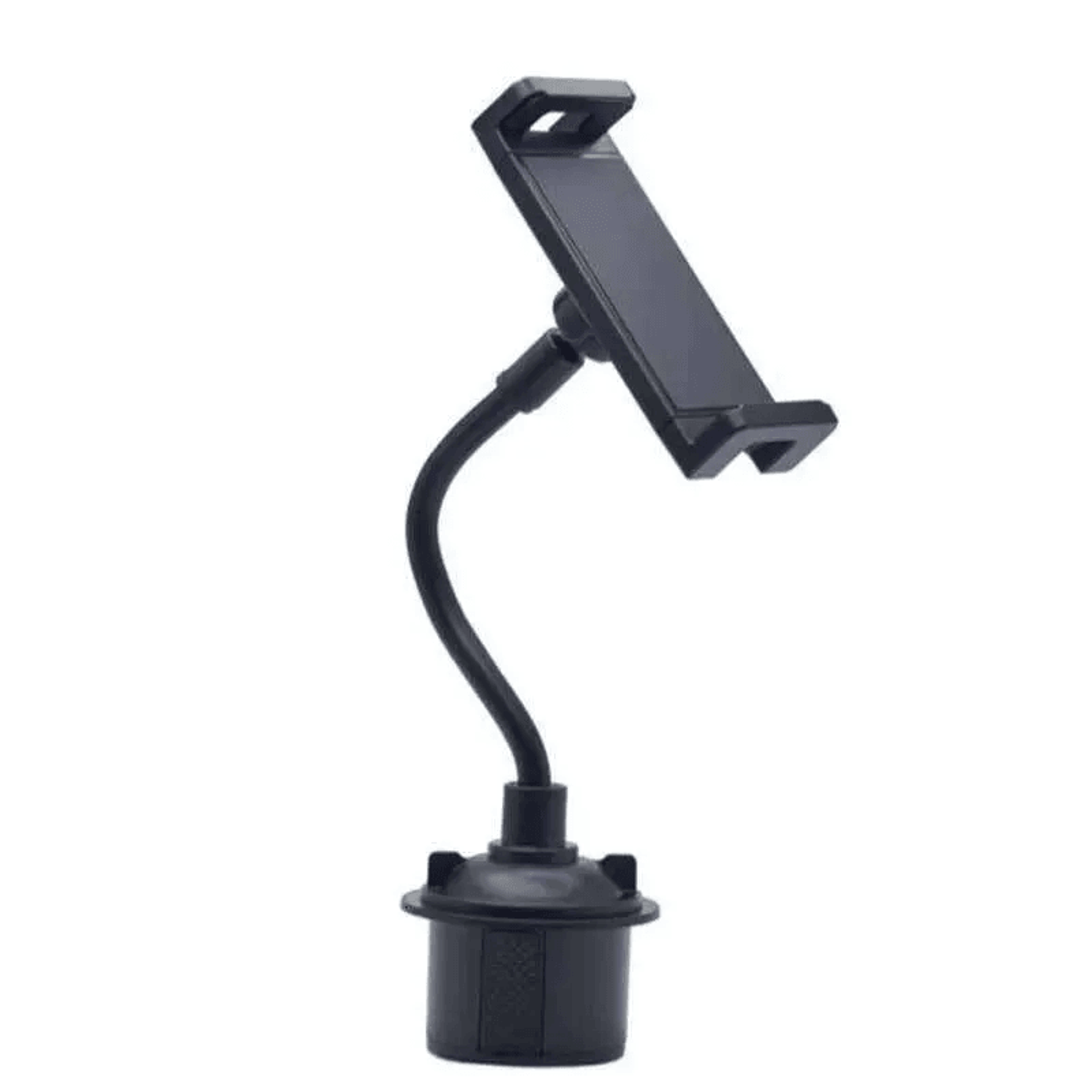 adjustable car tablet holder cup holder phone mount for stable hands free viewing