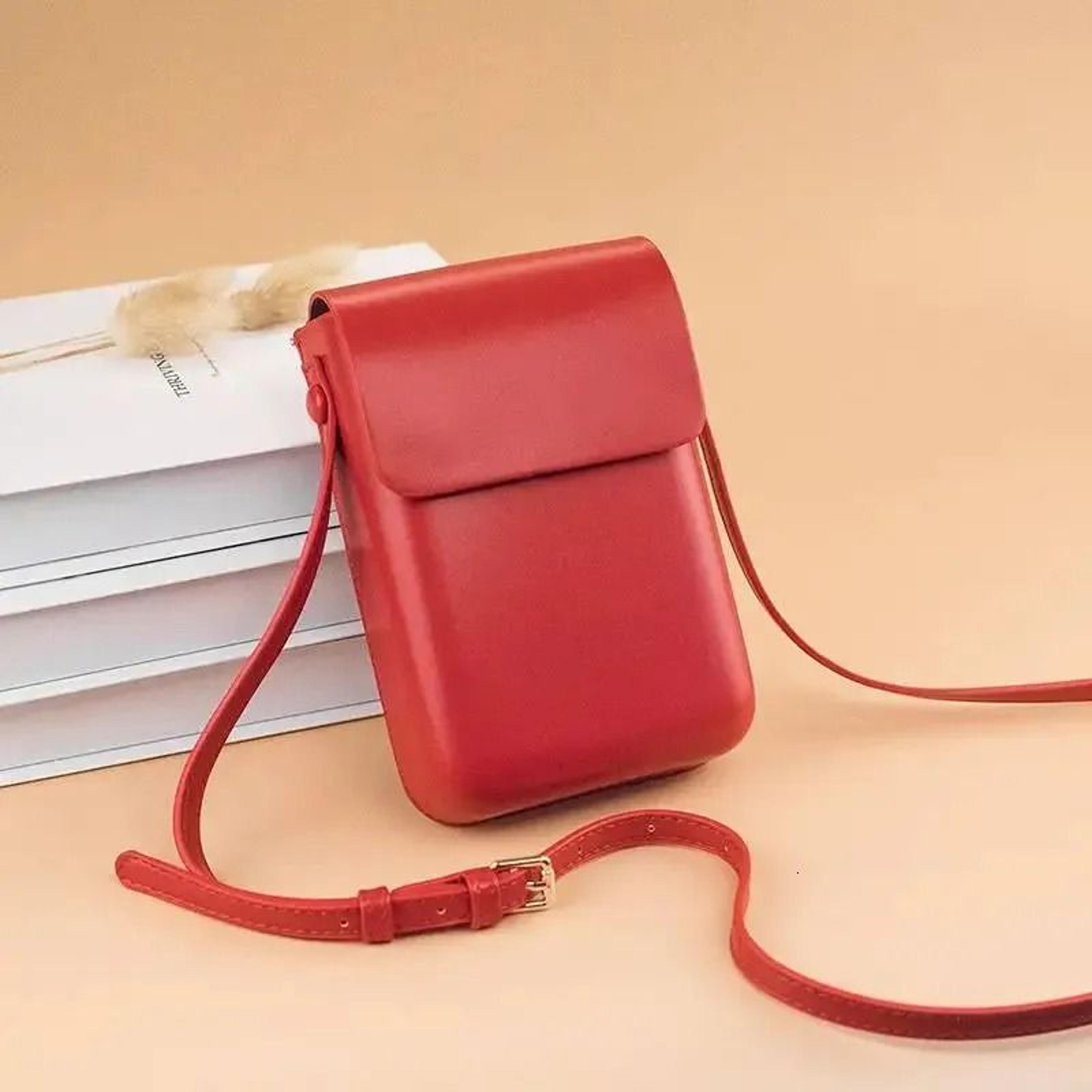 mini pu leather flap crossbody bag for women small shoulder phone purse