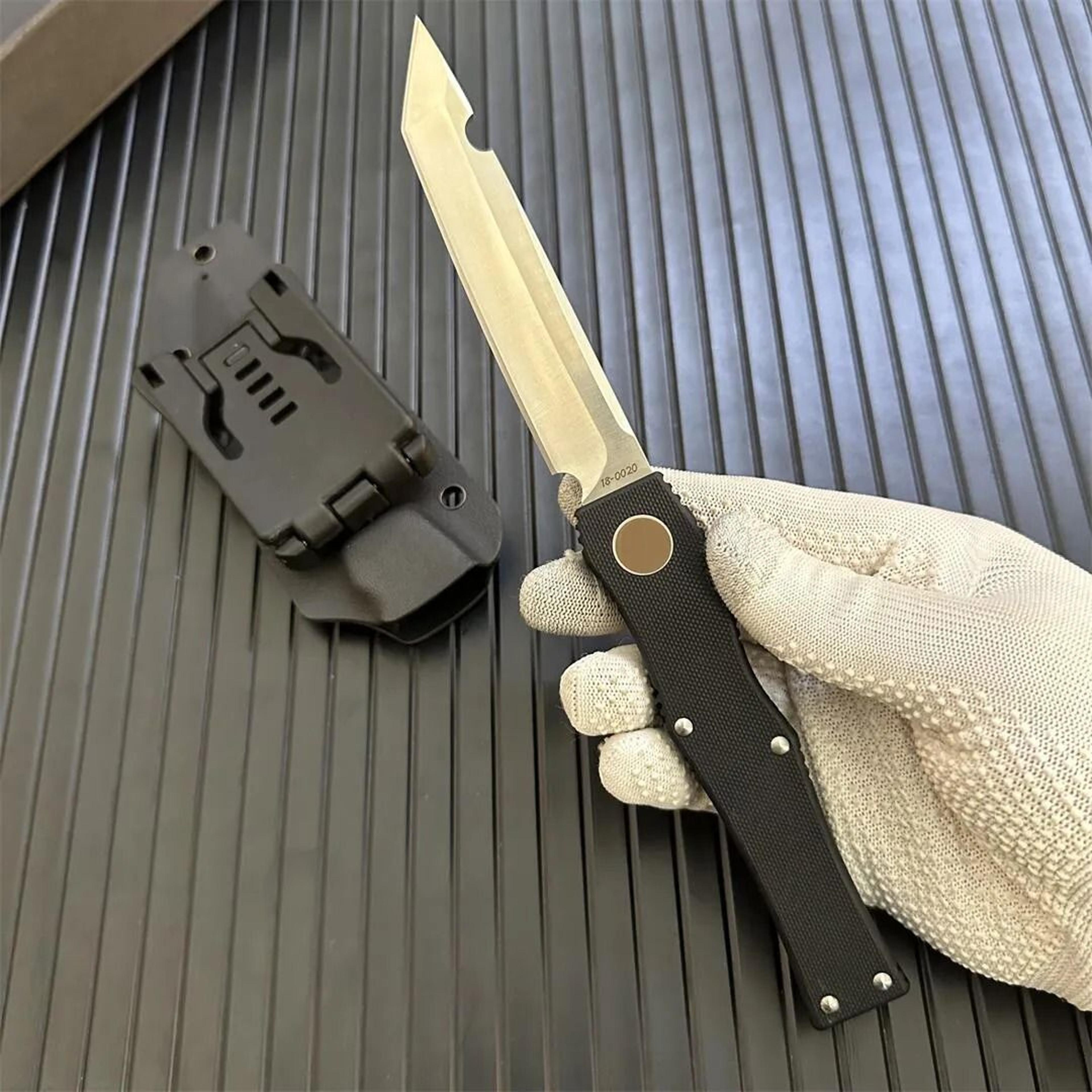 compact fixed blade utility knife for outdoor edc and everyday cutting
