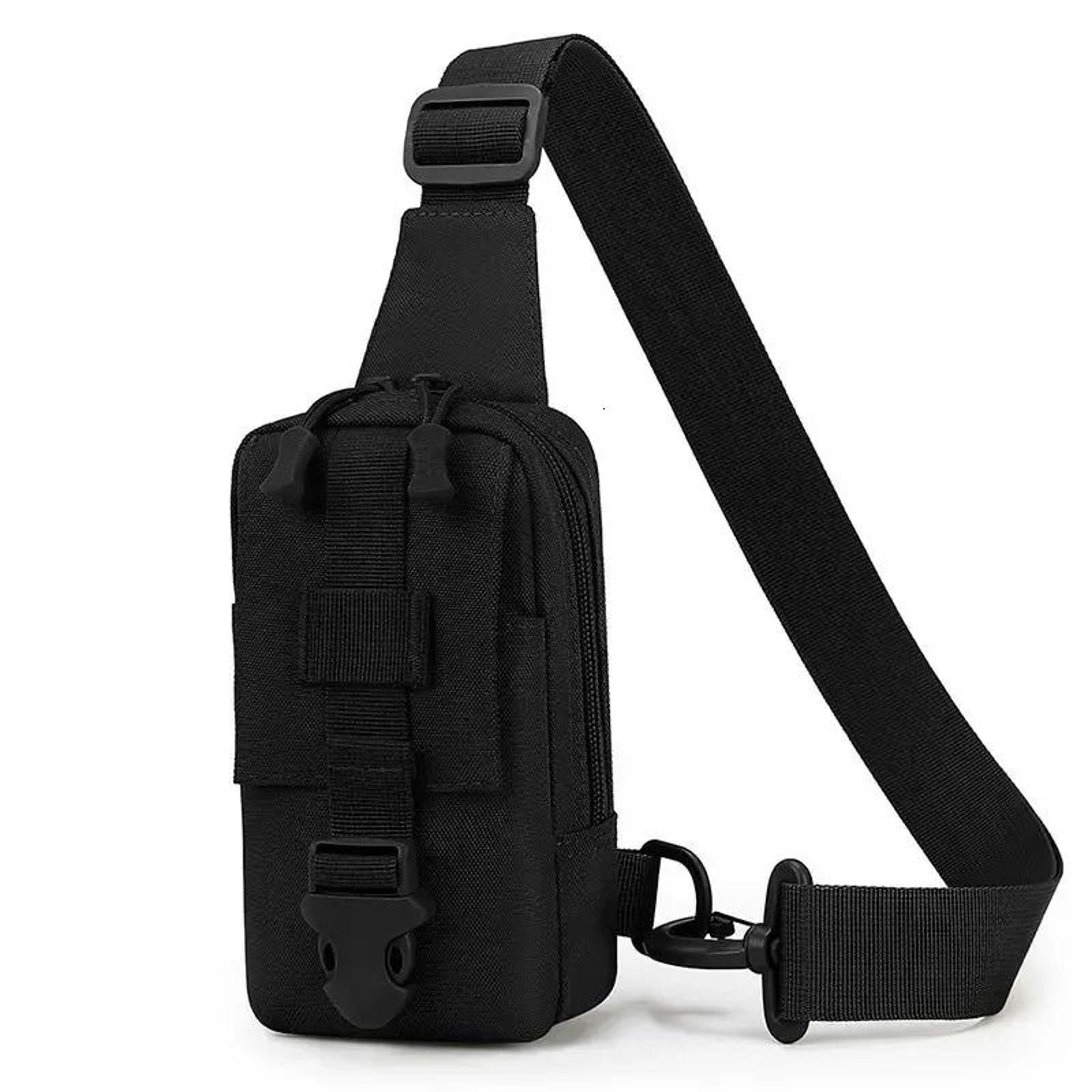 tactical chest bag men crossbody sling bag for hiking camping and everyday carry