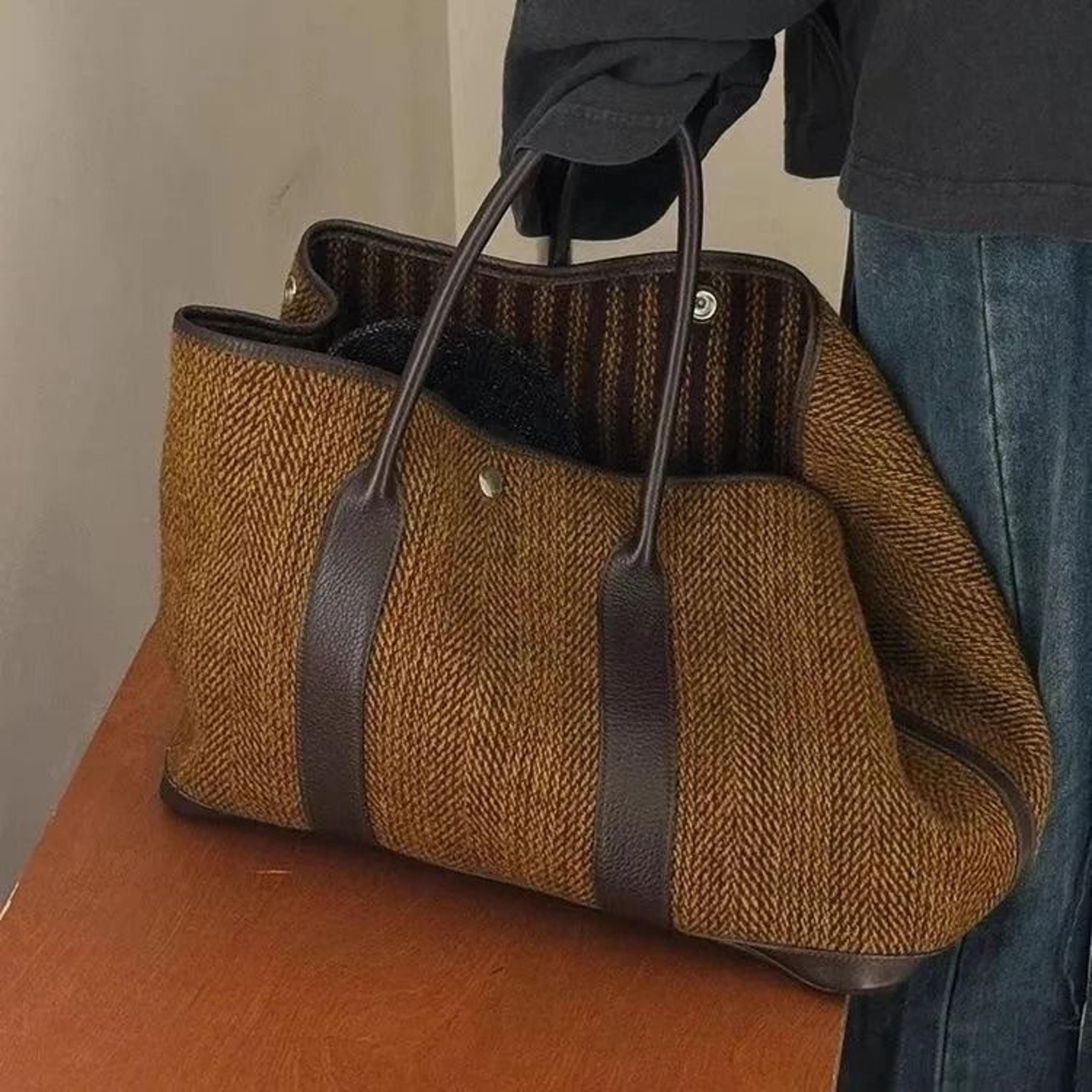 woolen shoulder bag large womens handbag for autumn winter