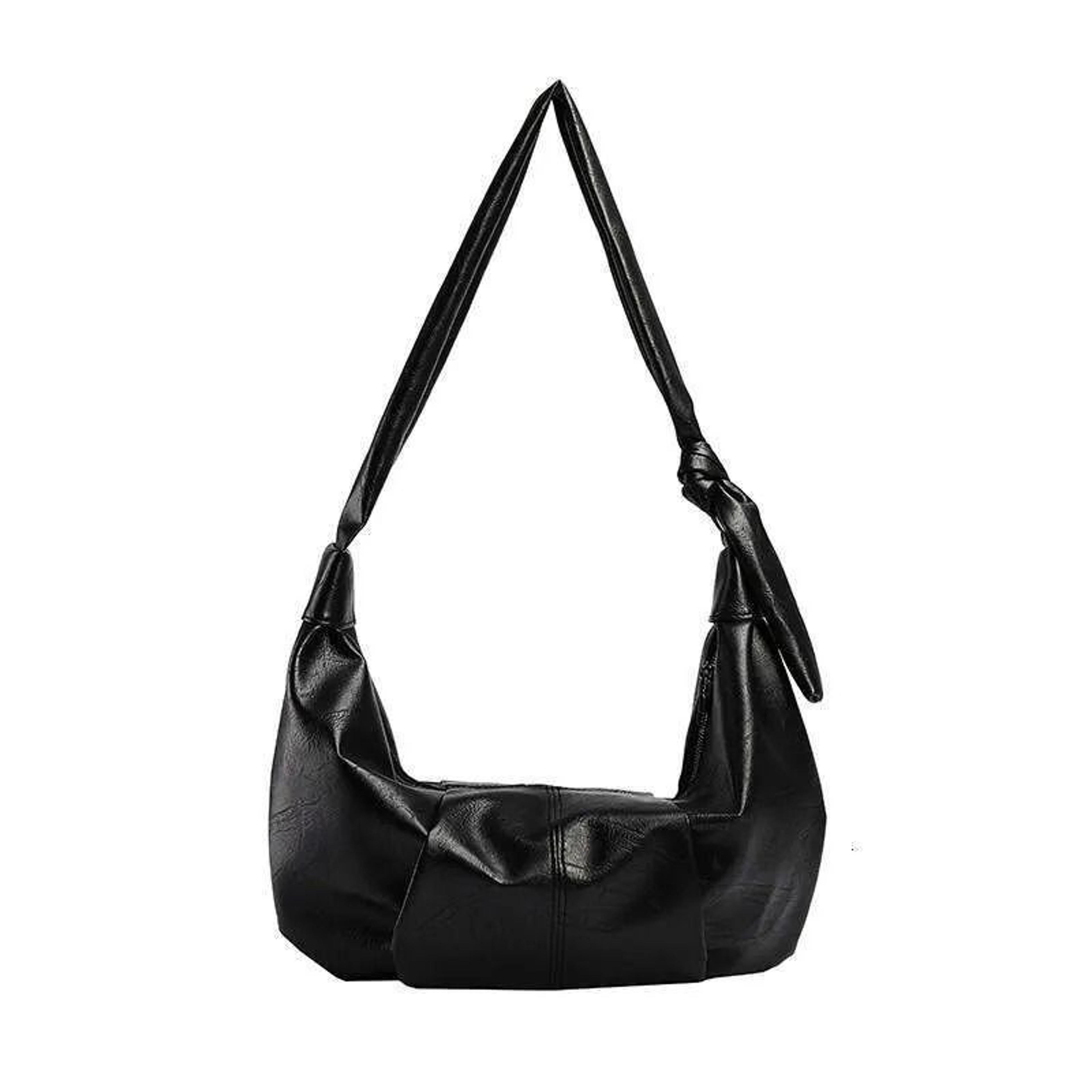 korean soft leather dumpling bag large capacity shoulder crossbody bag for women