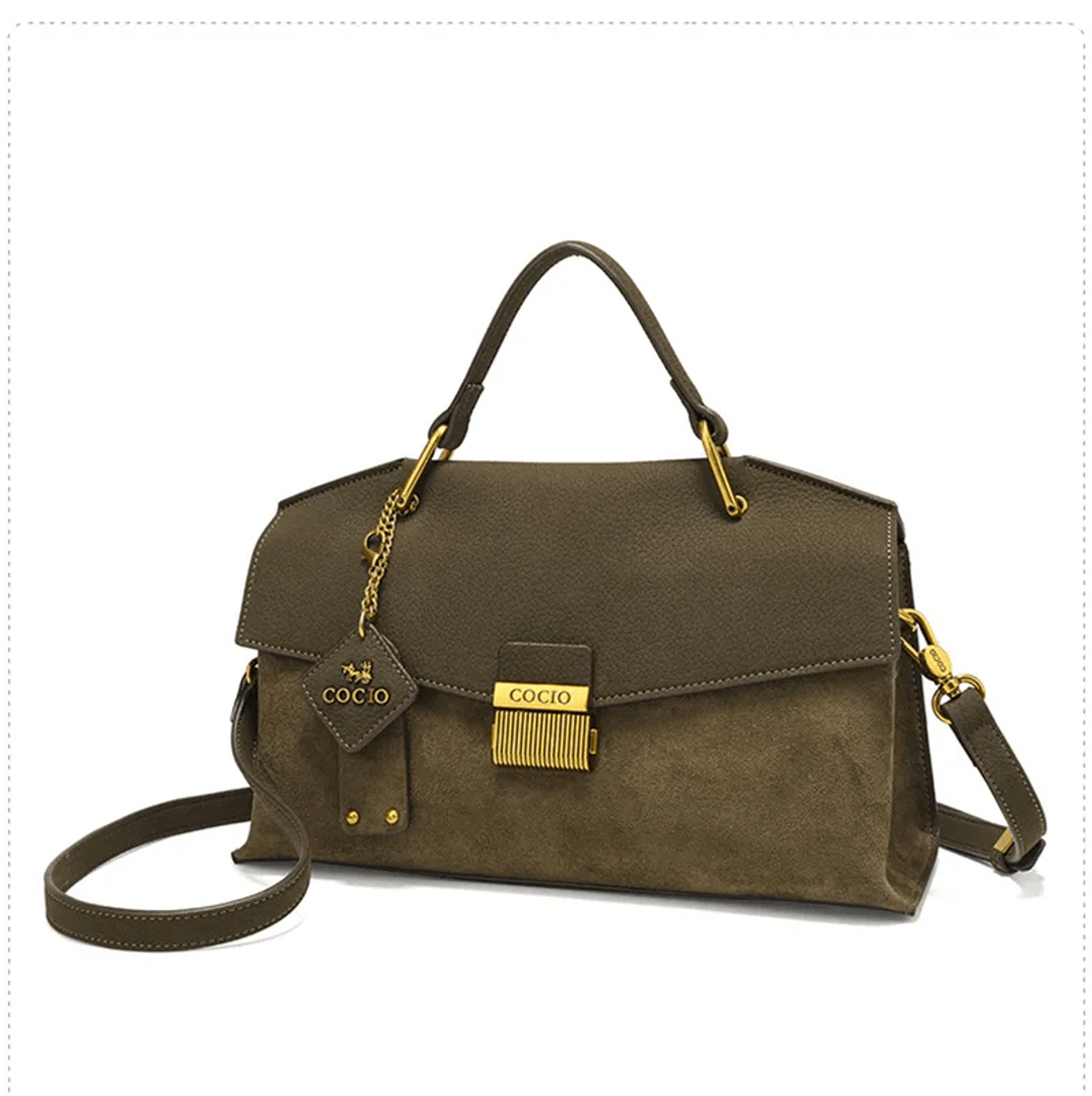 plaid crossbody shoulder bag with zipper closure and flap pocket