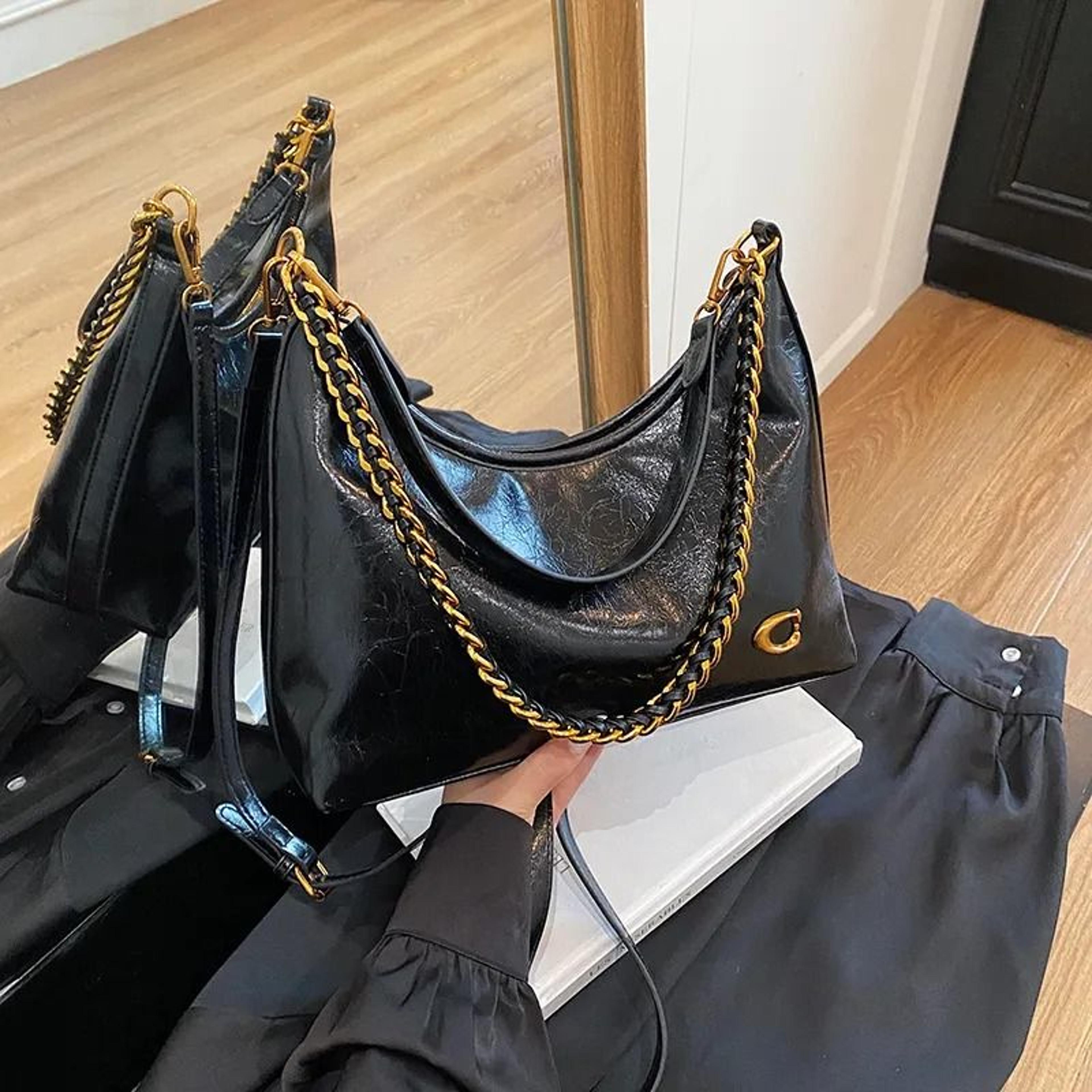 mini pu bucket shoulder bag with zipper closure style