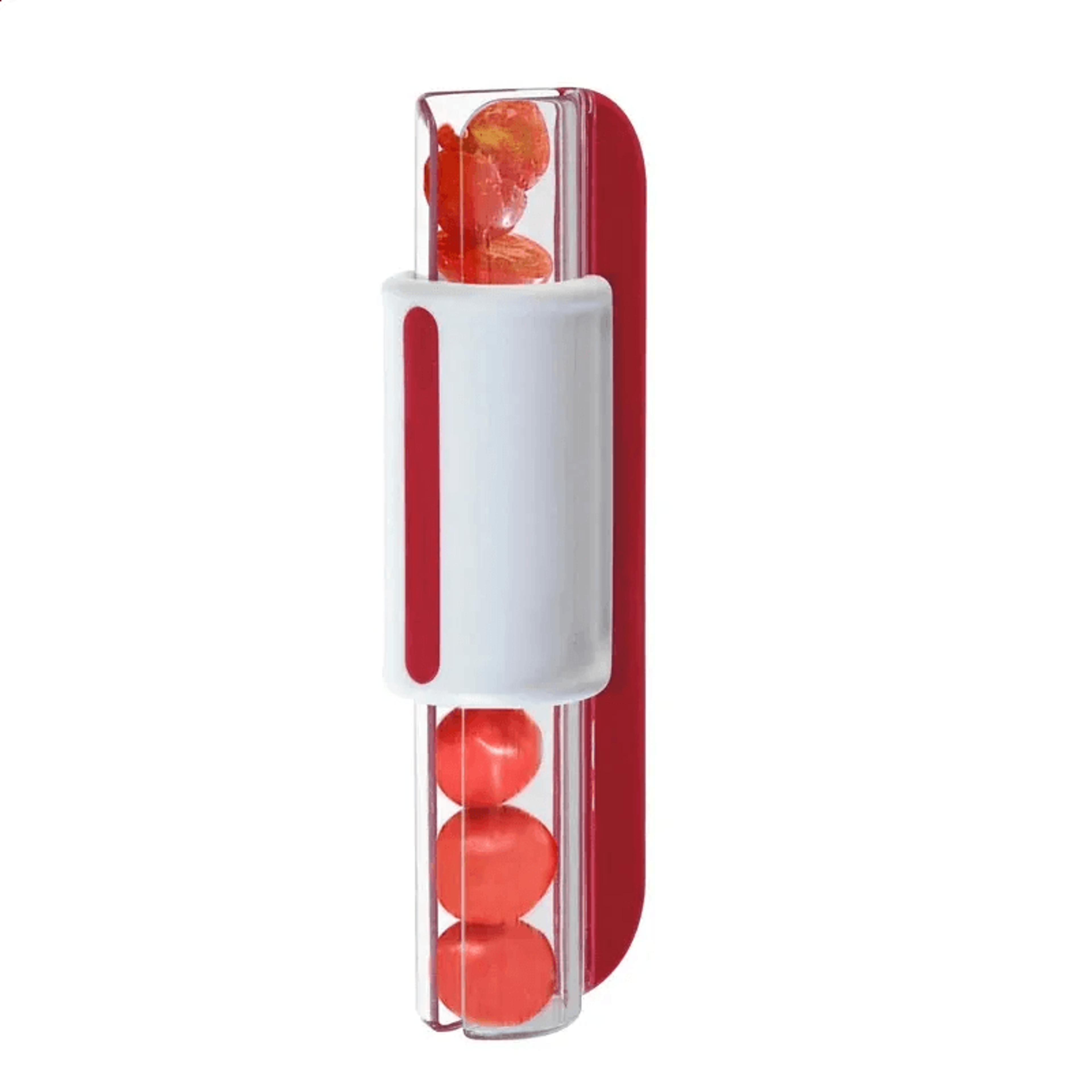 stainless steel tomato slicer and grape cutter for small fruit salad prep