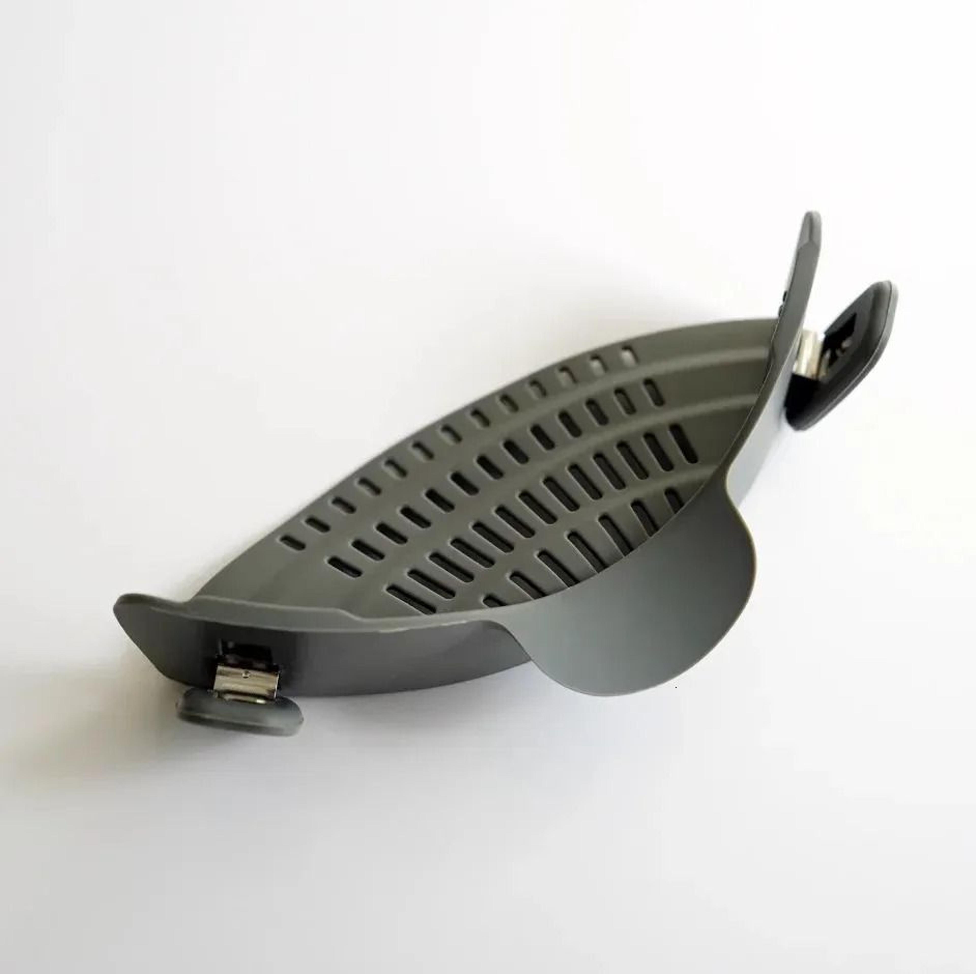 silicone clip-on kitchen strainer heat-resistant pot and pan colander