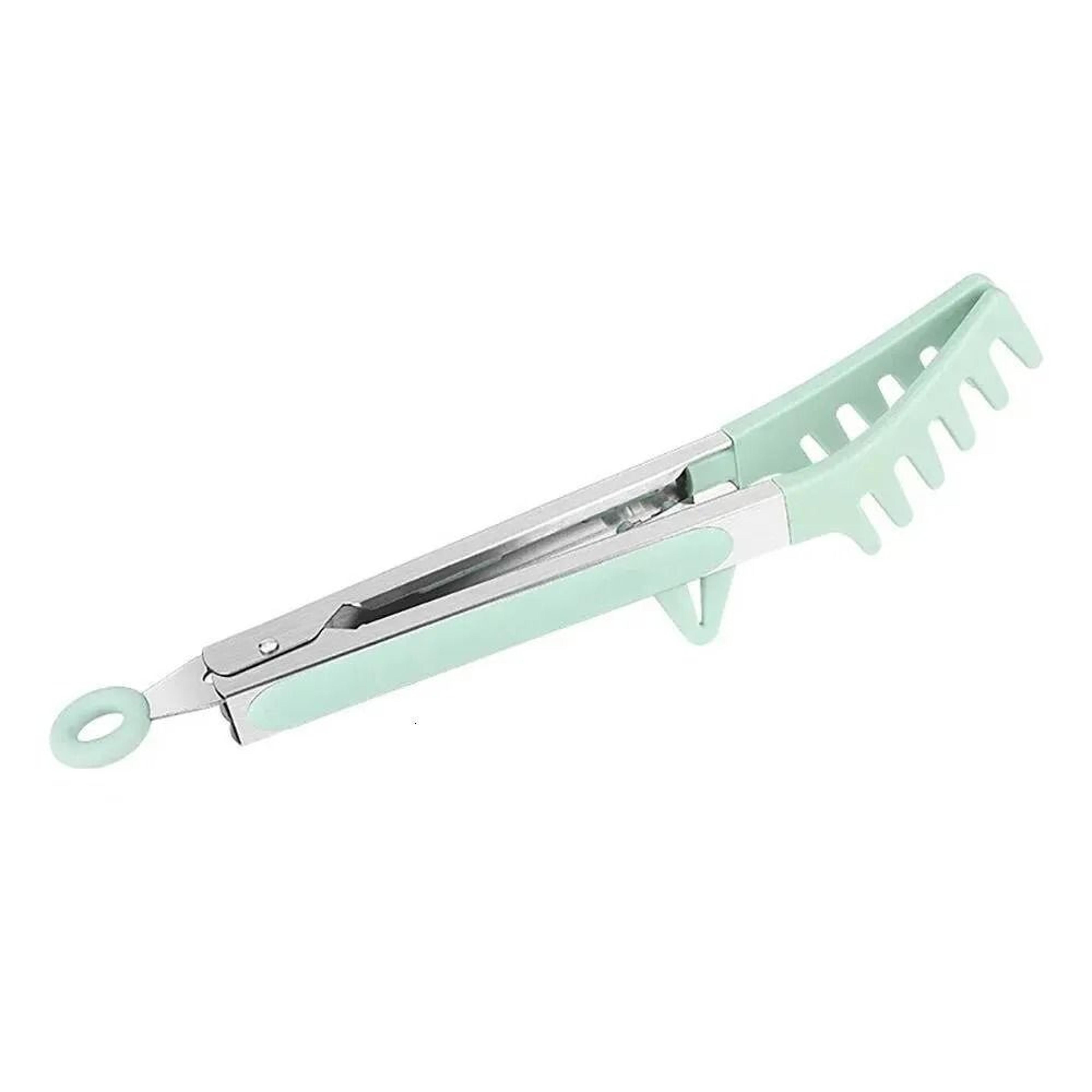 stainless steel spaghetti clip with silicone noodle holder for pasta serving