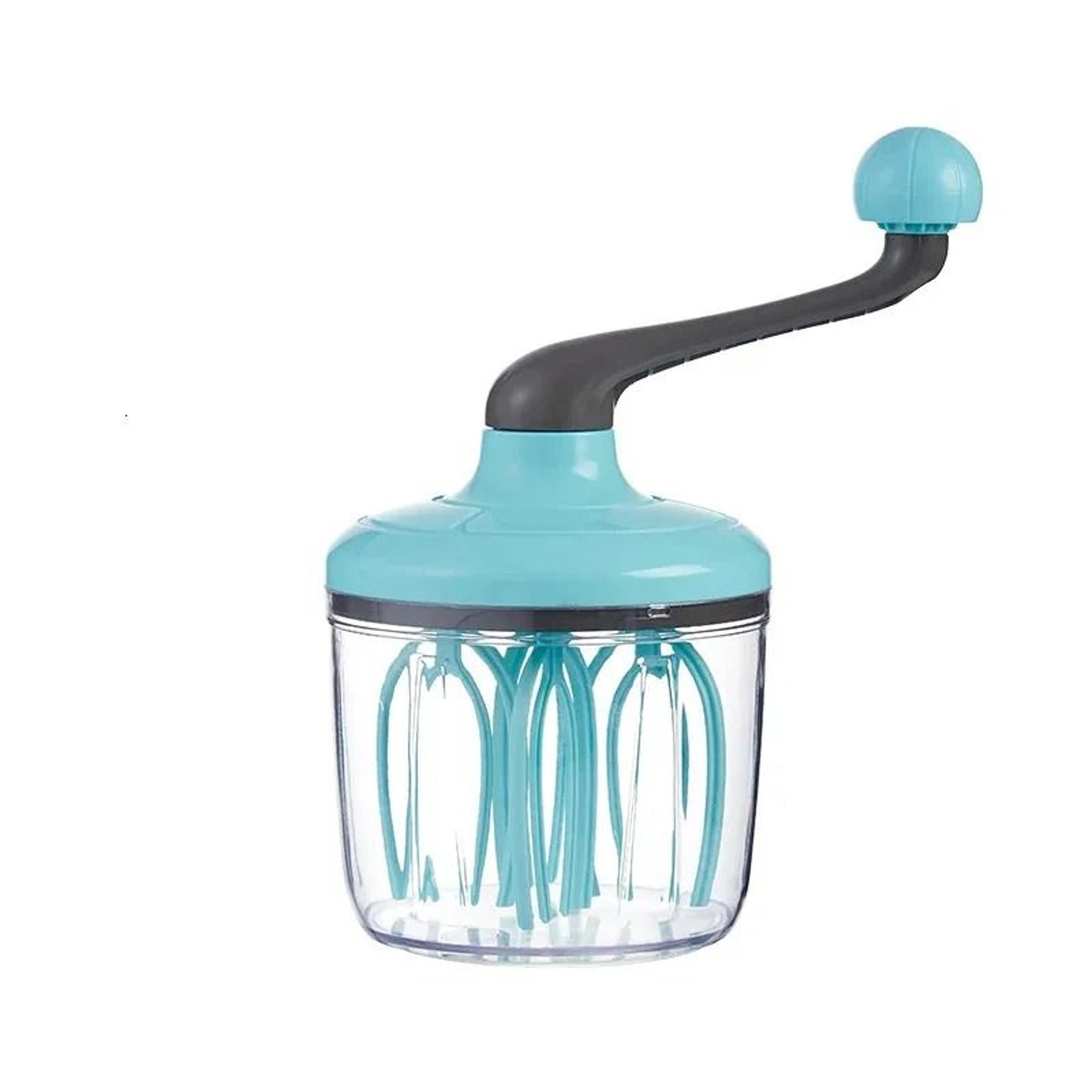 manual rotating egg beater hand crank cream mixer for baking and cooking