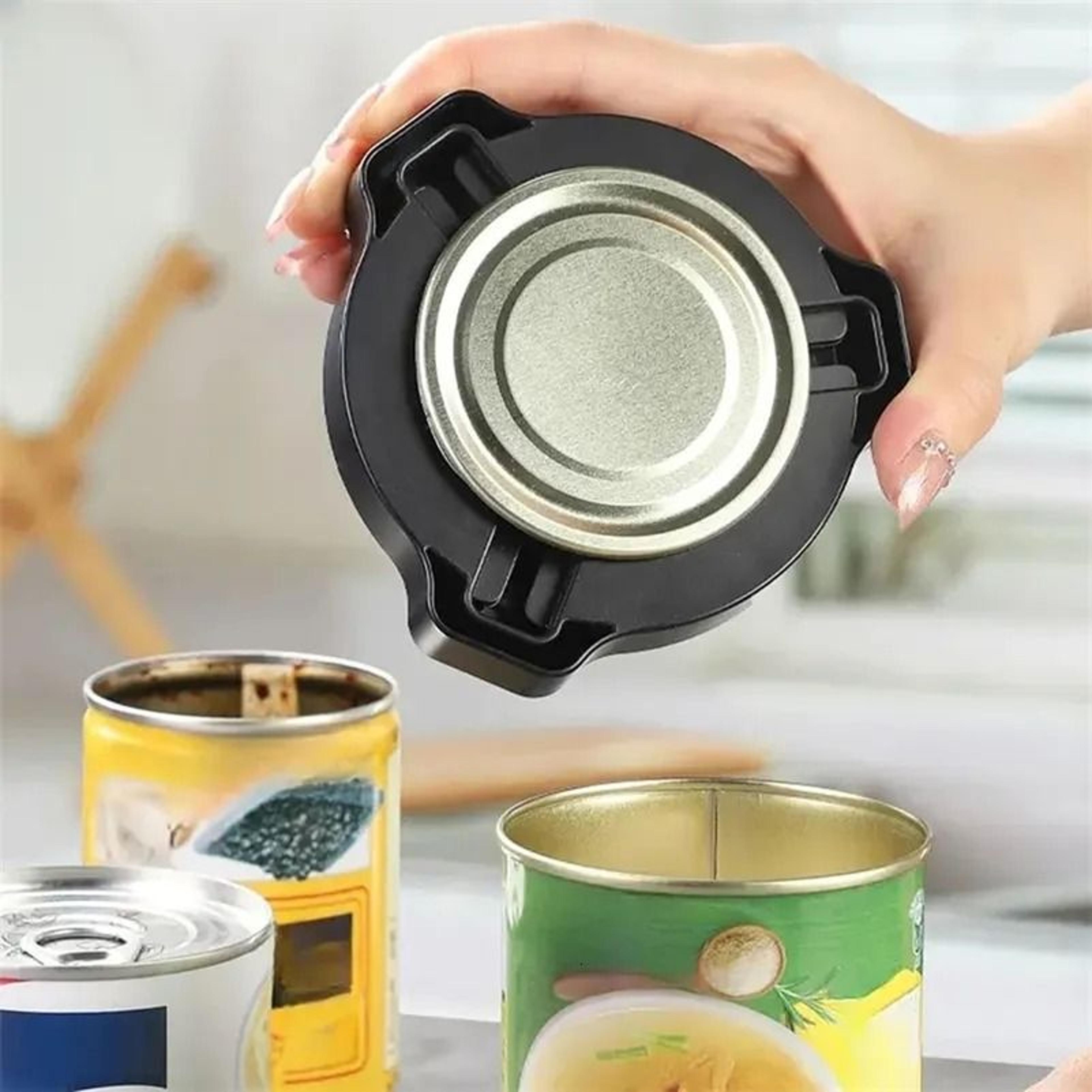 portable screw cap jar and bottle opener tool with labor-saving twist grip