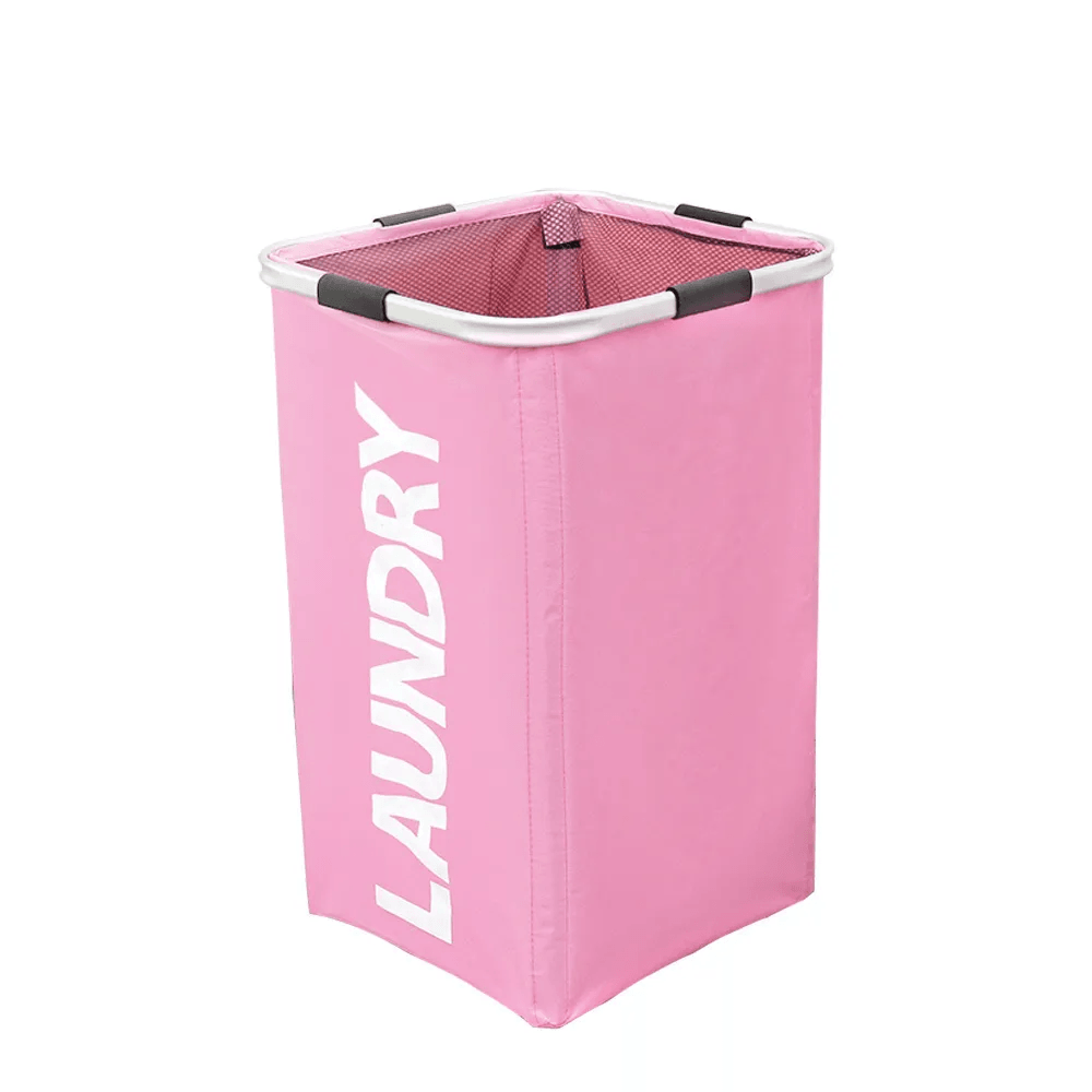 foldable laundry basket large cotton storage hamper for clothes and camping