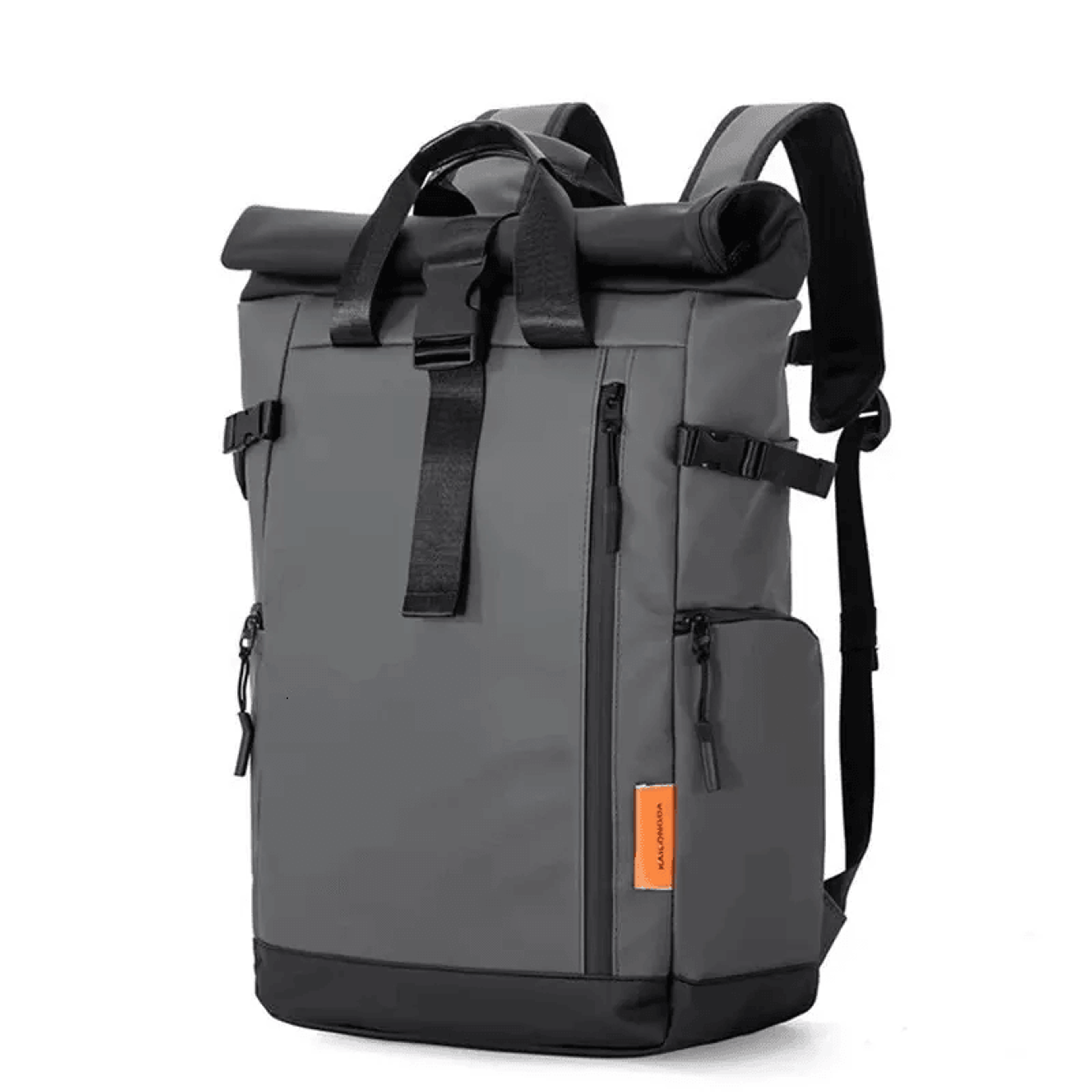 mens travel backpack with laptop compartment water resistant polyester rucksack
