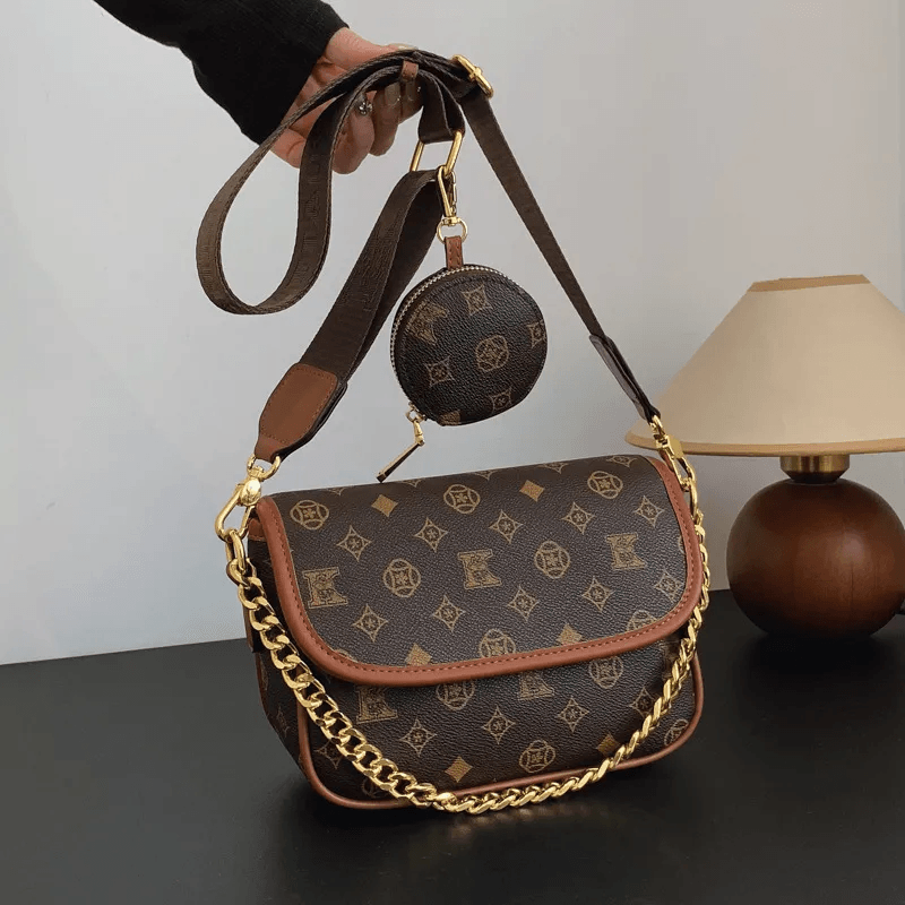 embossed colorblock square crossbody bag with adjustable strap