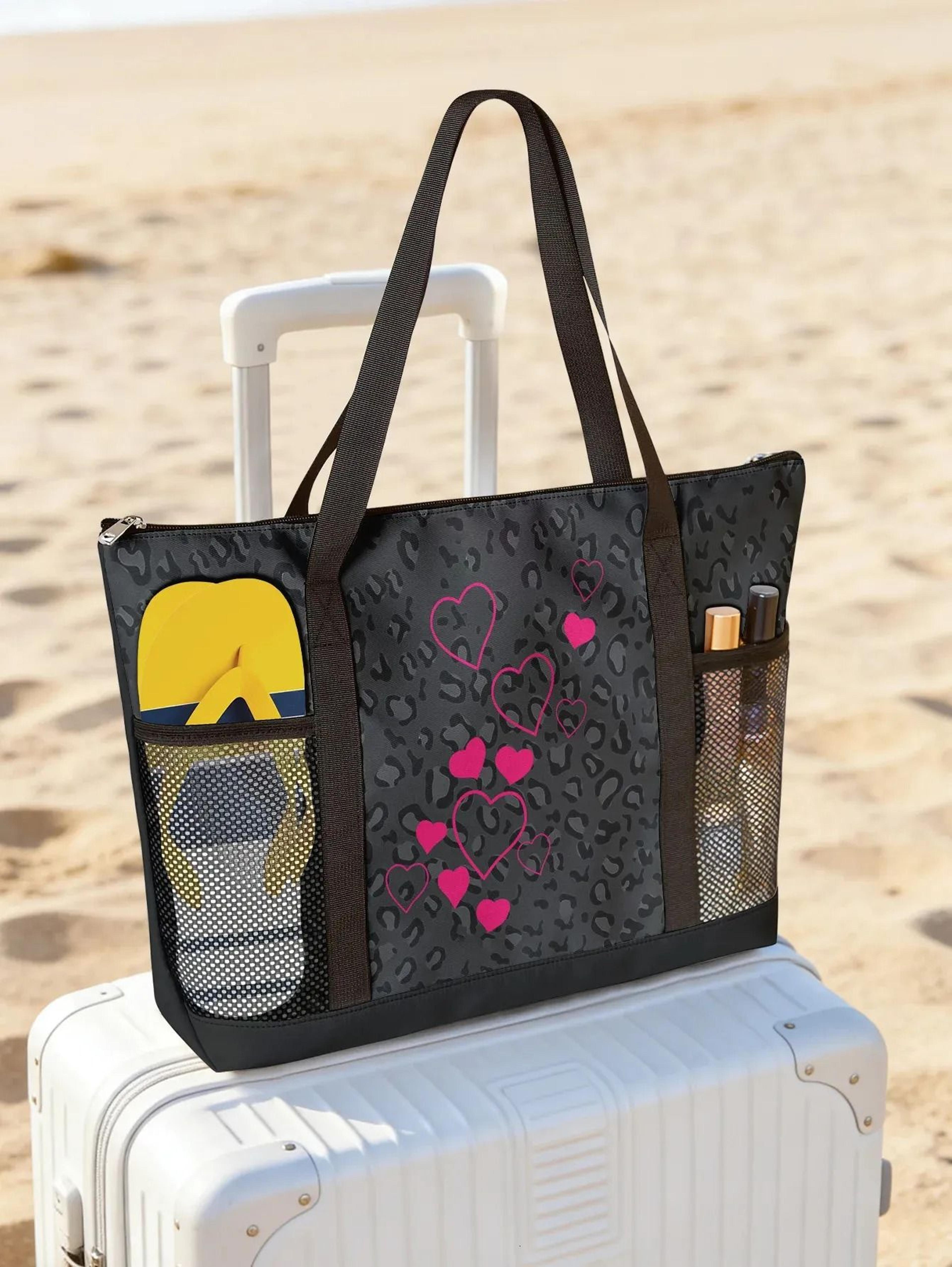 animal print neoprene sports duffel bag